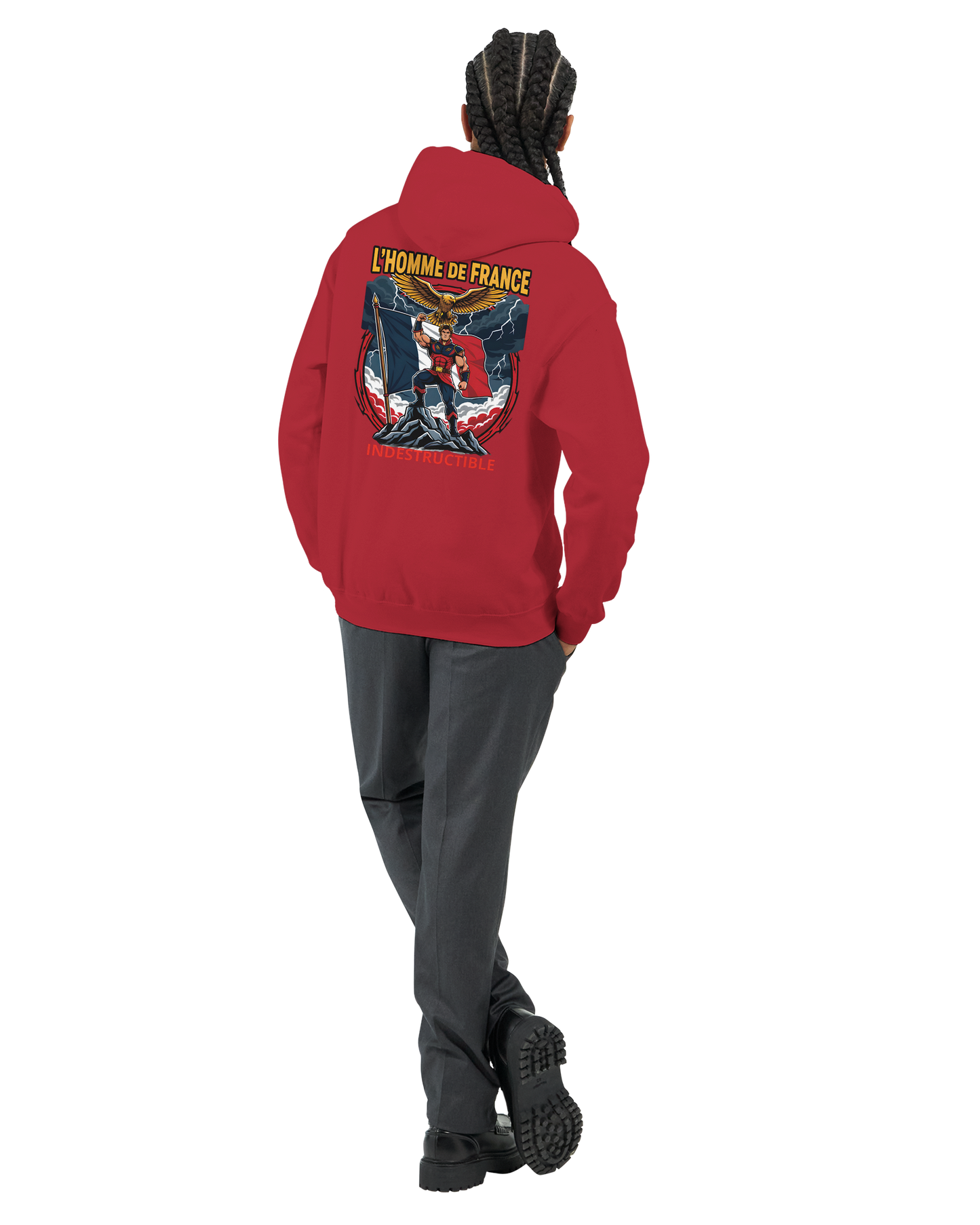 Sweat à Capuche Homme homme de France - Design France - Confort Premium