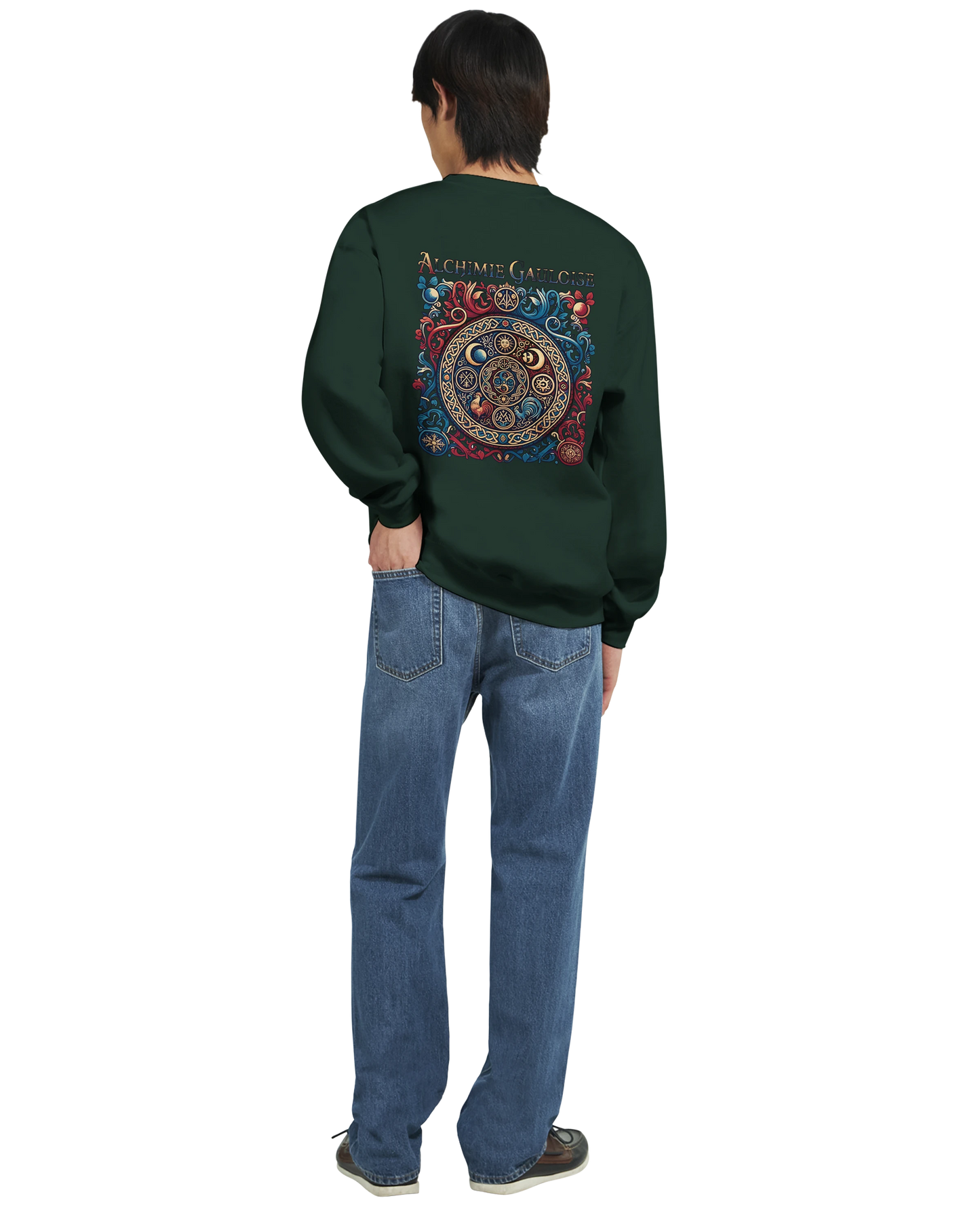 Sweat-shirt Homme Alchimie Gauloise – Coupe Classique Confortable