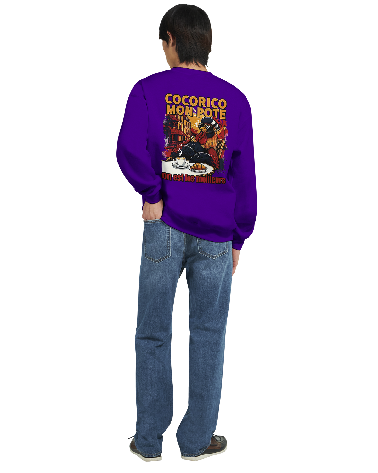 Sweat-shirt Cocorico On Est Les Meilleurs - Confort et Style Premium