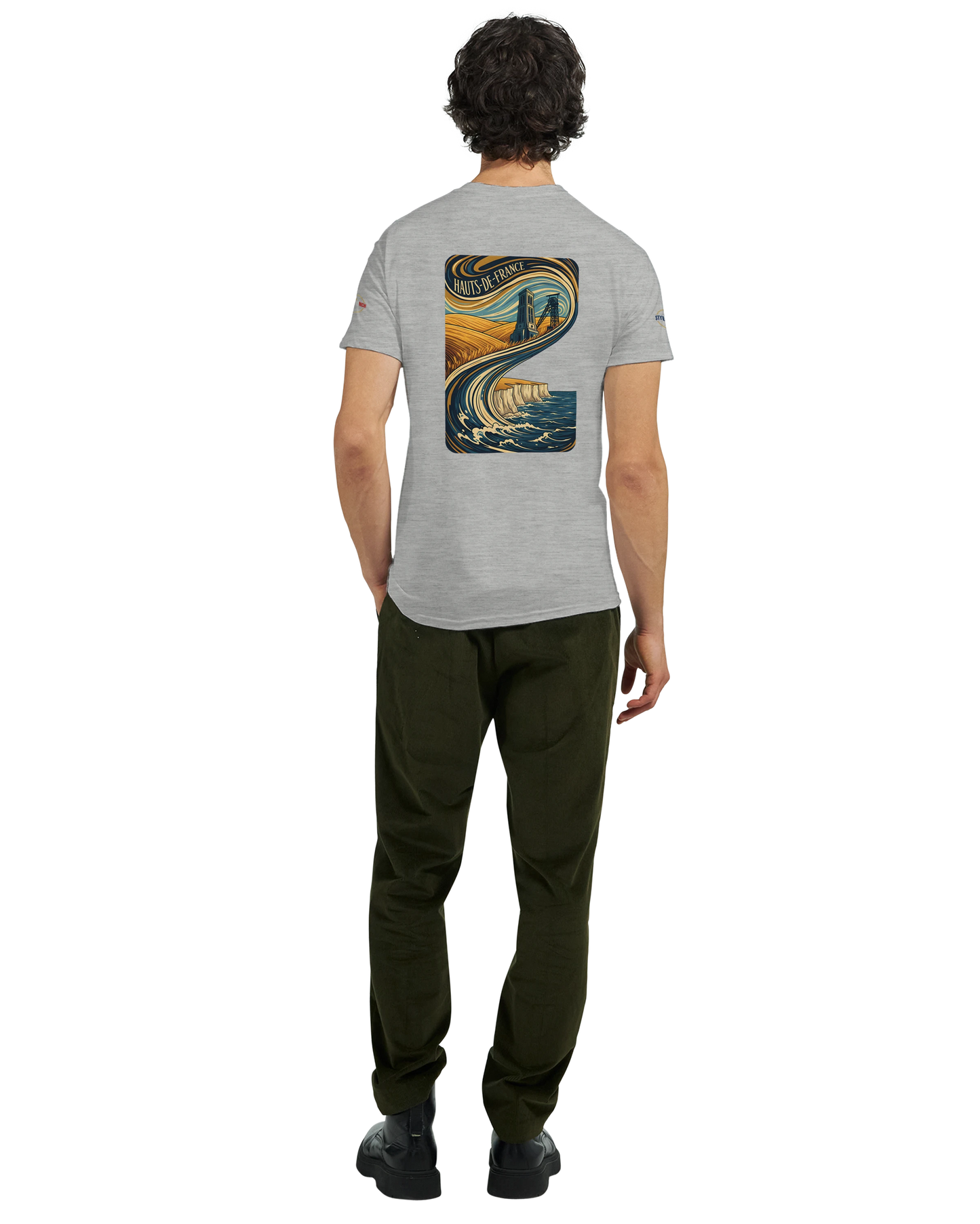 T-shirt Unisexe Haut de France - Coton Épais Premium