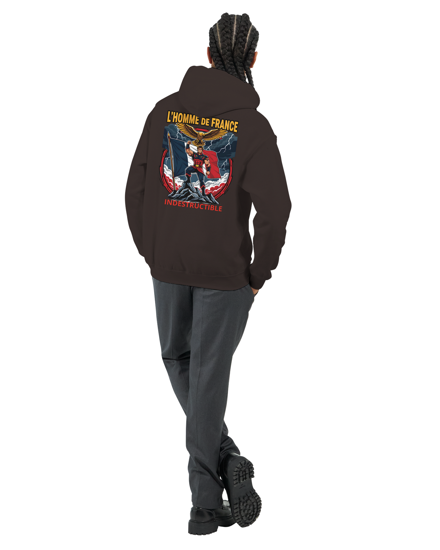 Sweat à Capuche Homme homme de France - Design France - Confort Premium