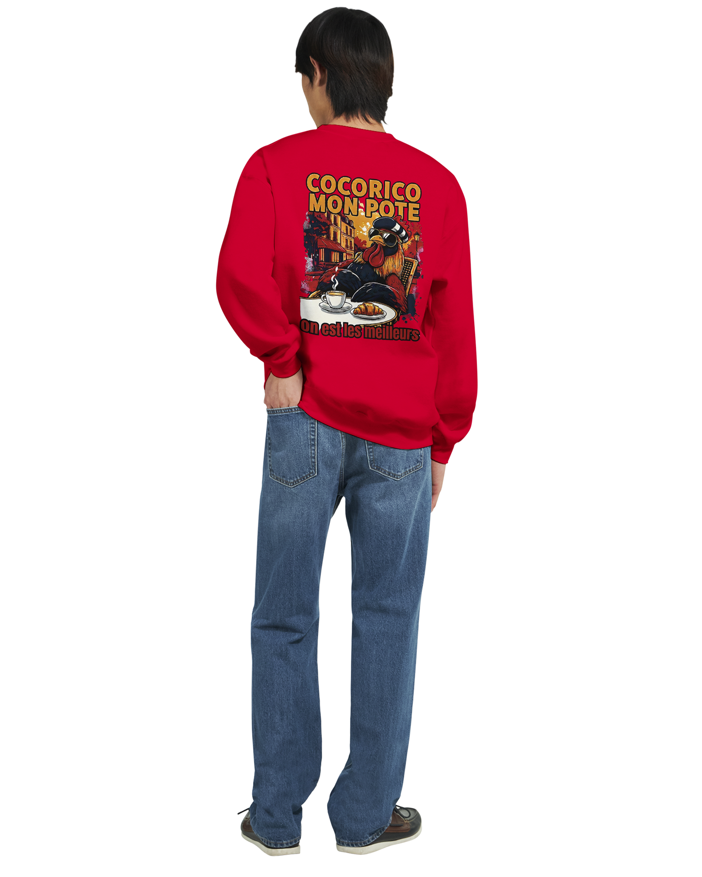 Sweat-shirt Cocorico On Est Les Meilleurs - Confort et Style Premium