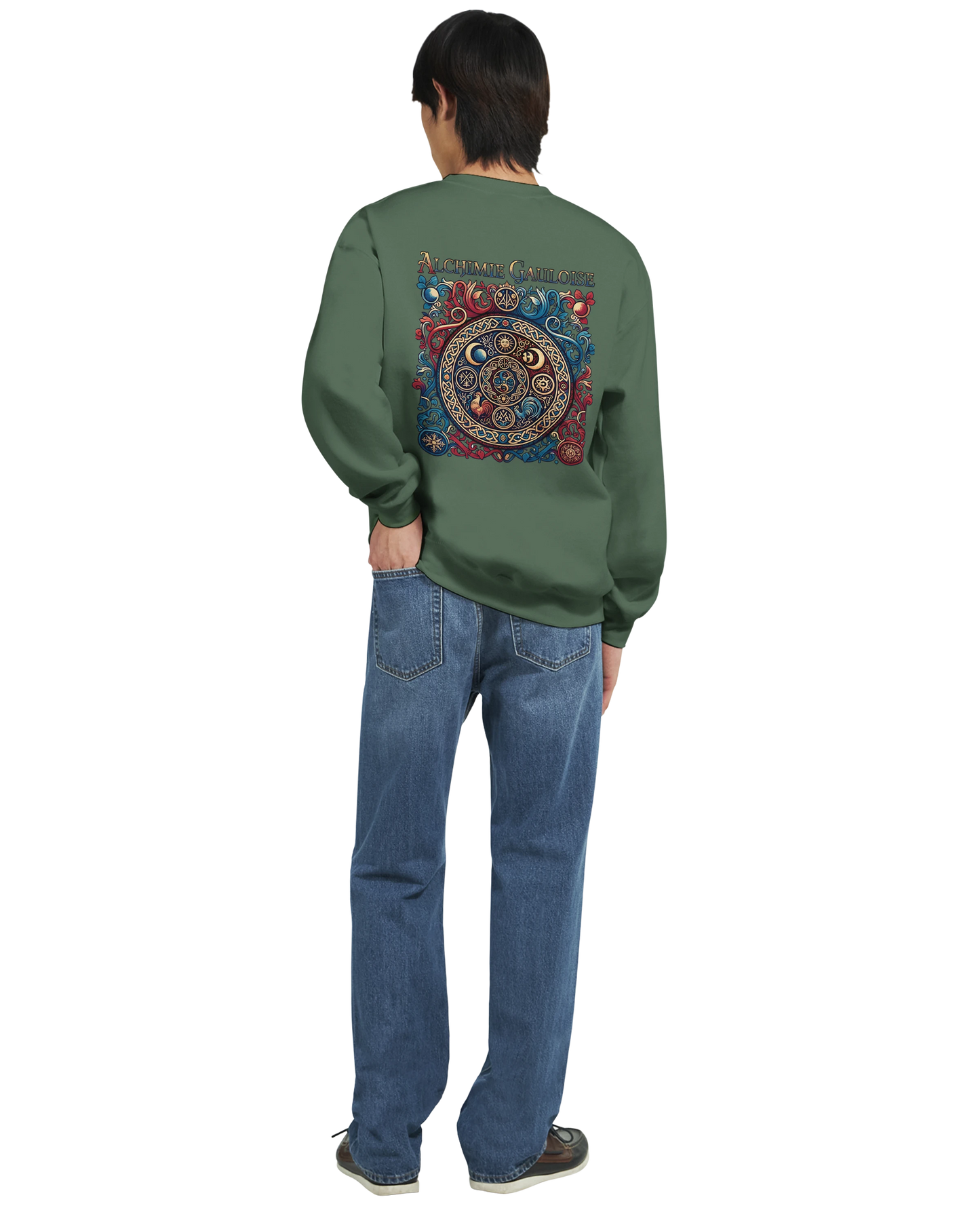 Sweat-shirt Homme Alchimie Gauloise – Coupe Classique Confortable