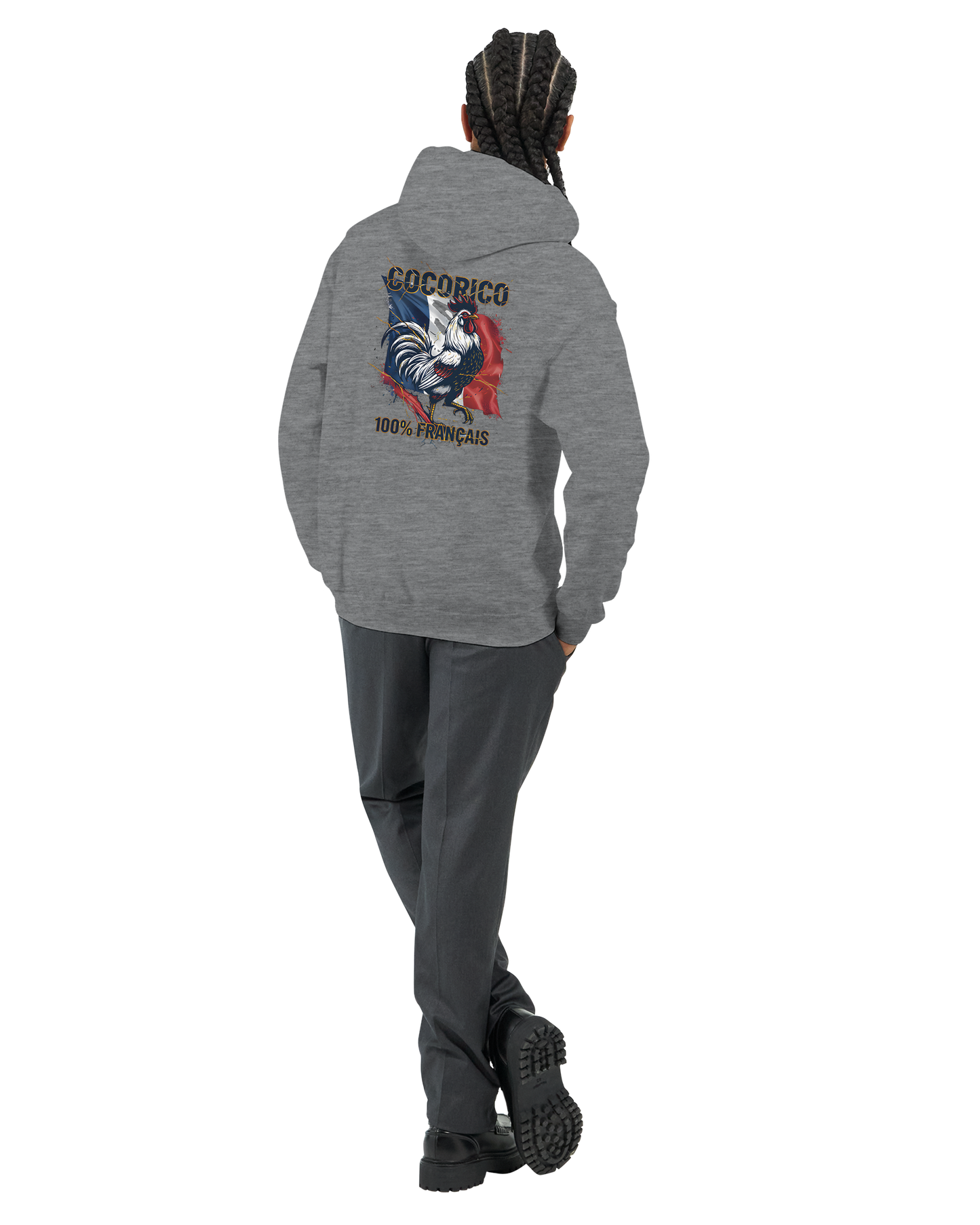Sweat à Capuche Homme Cocorico – Confort et Style Français