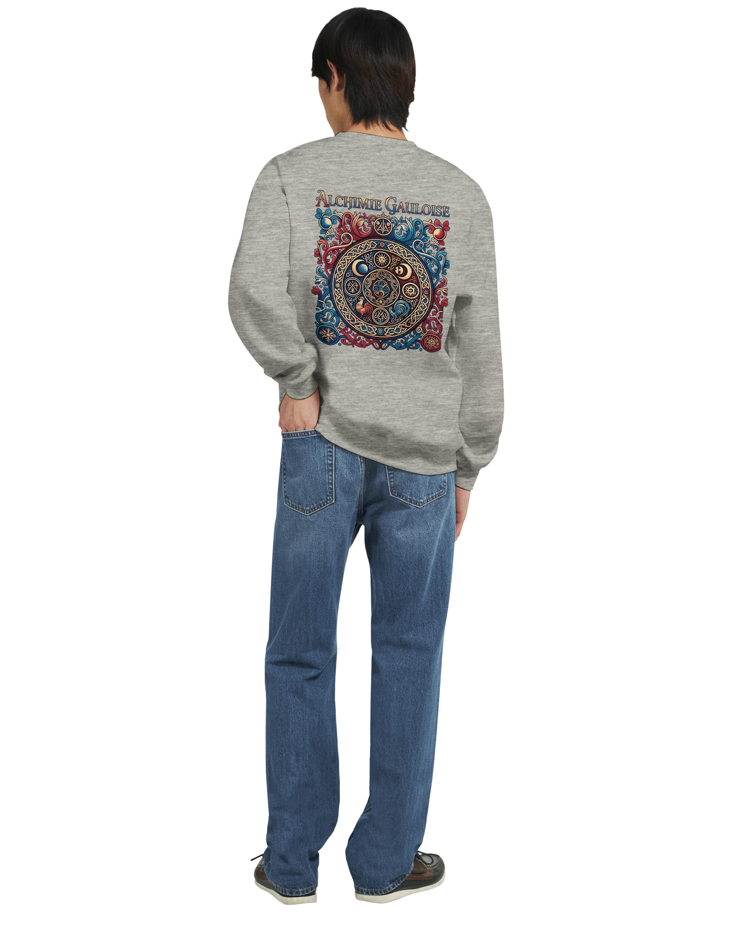 Sweat-shirt Homme Alchimie Gauloise – Coupe Classique Confortable
