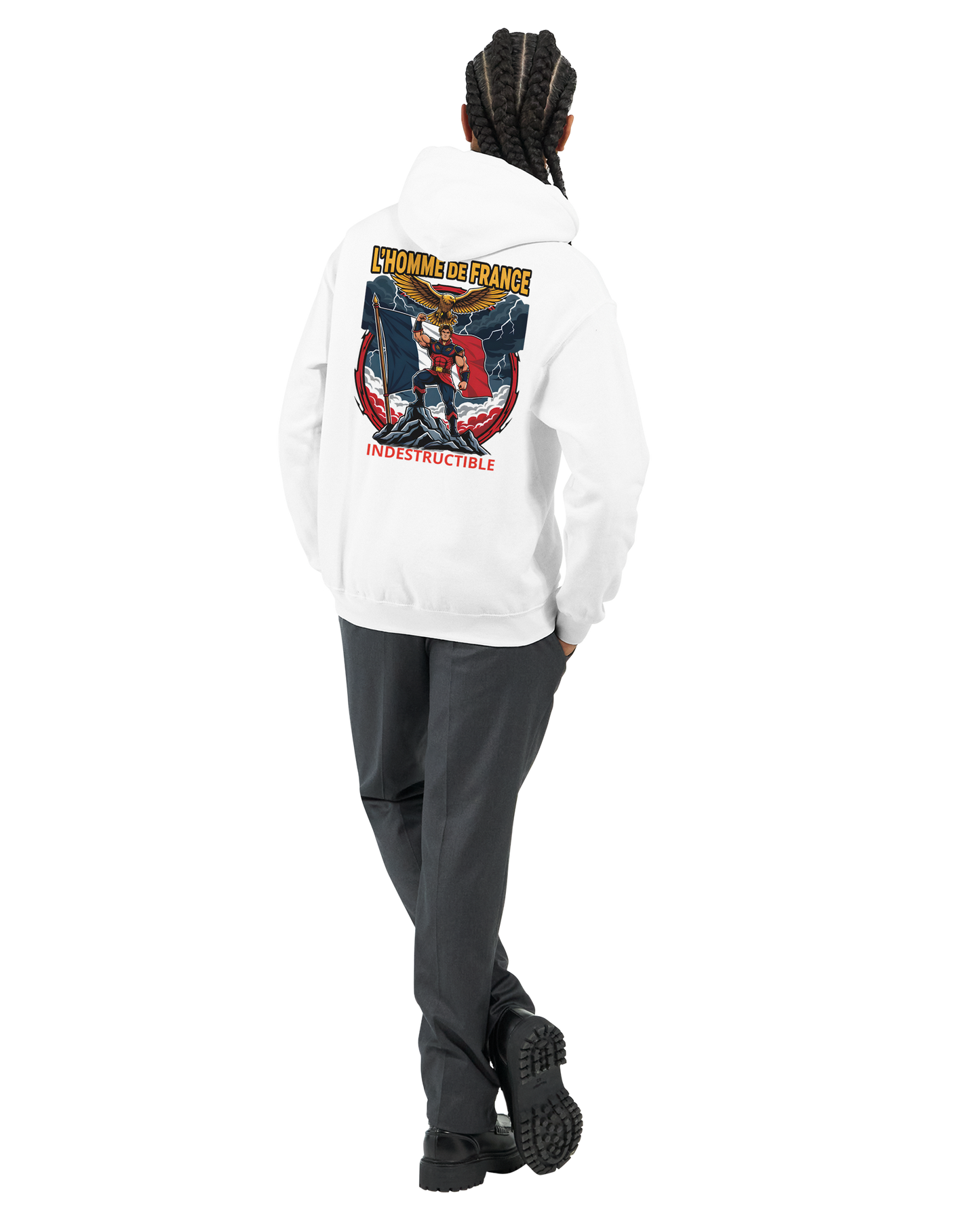 Sweat à Capuche Homme homme de France - Design France - Confort Premium