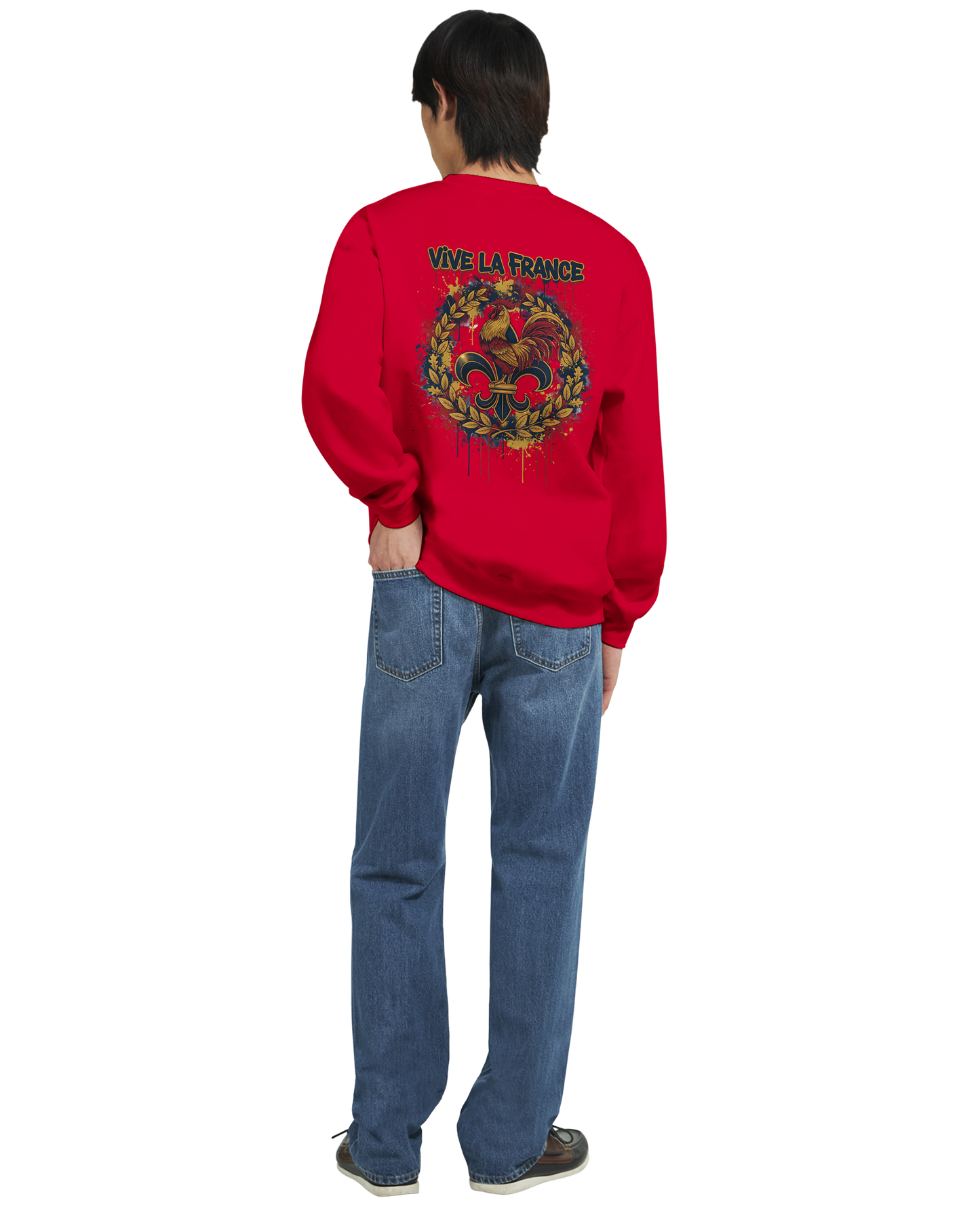 Sweat-shirt Homme Vive la France – Confort et Style Patriotique