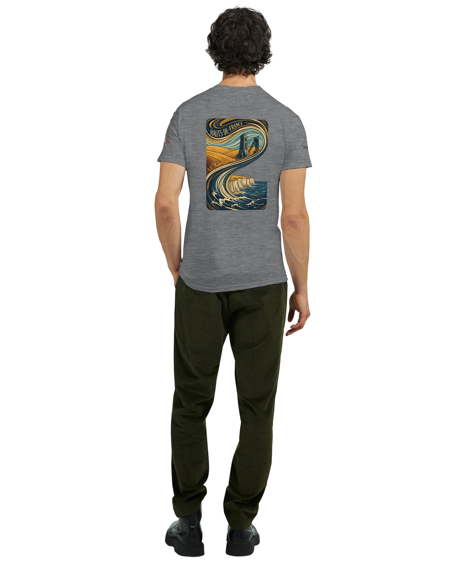 T-shirt Unisexe Haut de France - Coton Épais Premium
