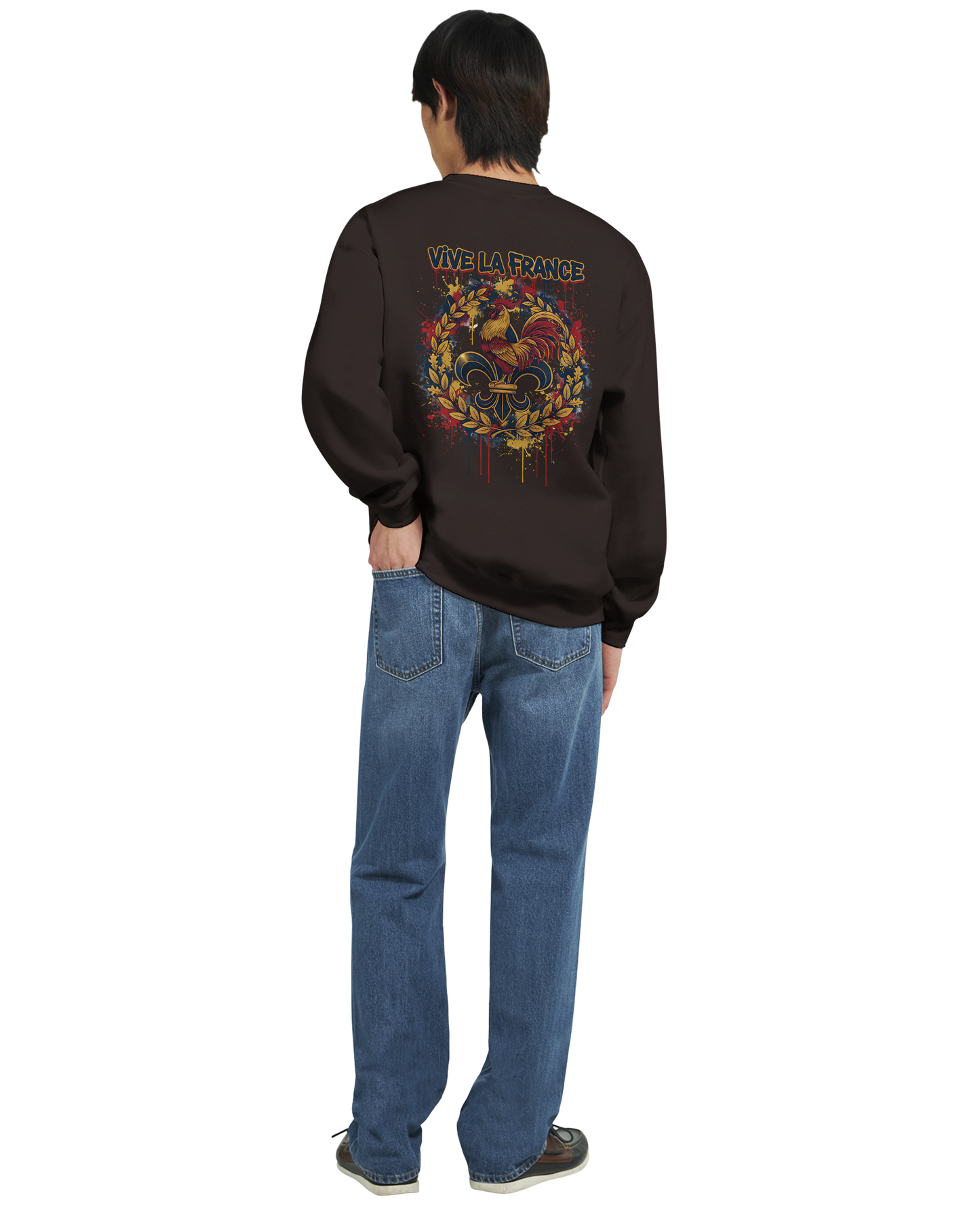 Sweat-shirt Homme Vive la France – Confort et Style Patriotique