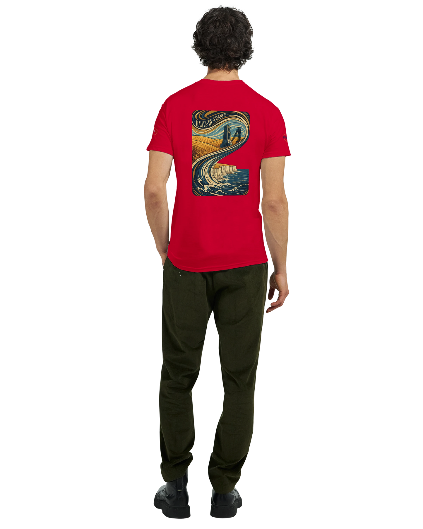 T-shirt Unisexe Haut de France - Coton Épais Premium