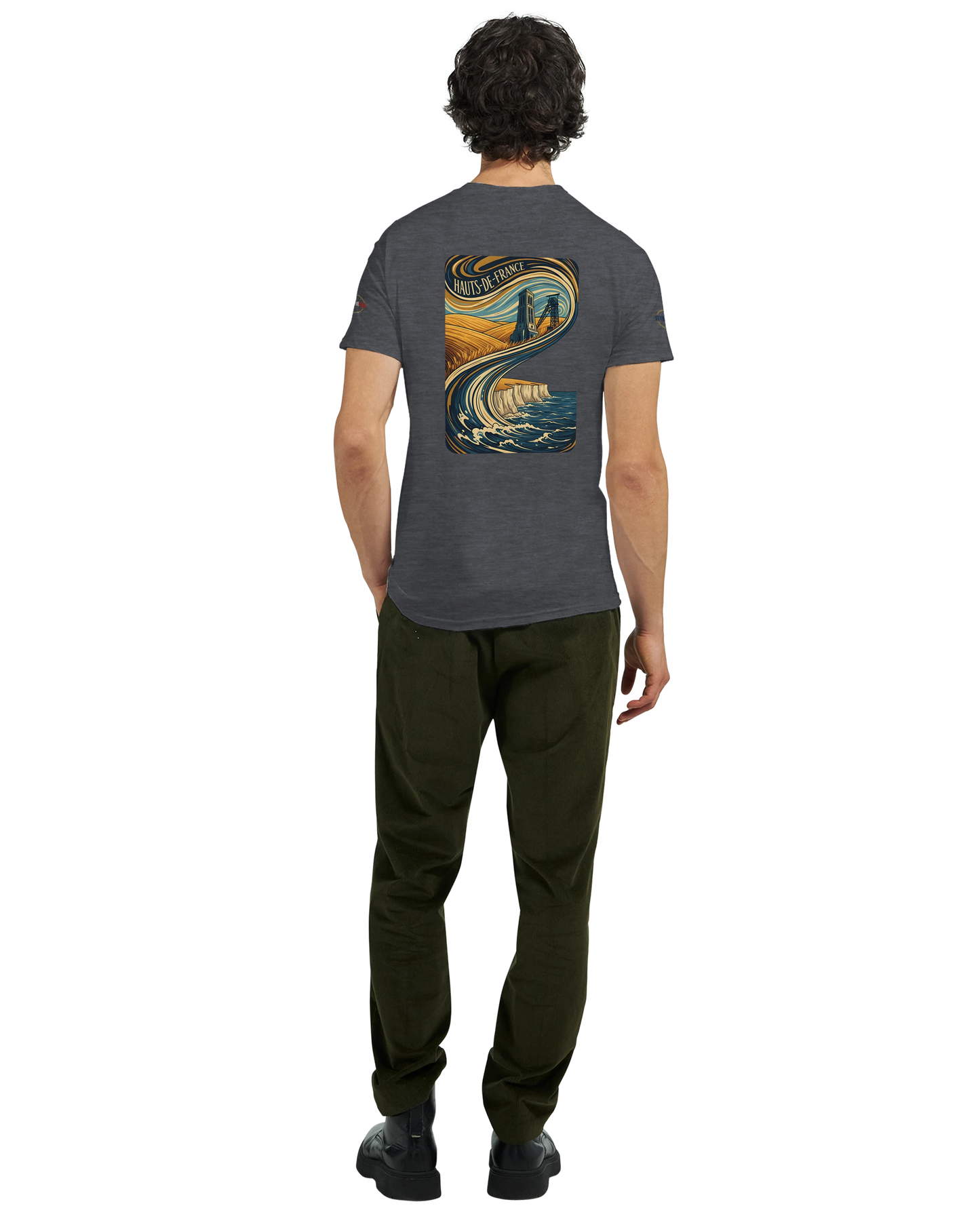 T-shirt Unisexe Haut de France - Coton Épais Premium