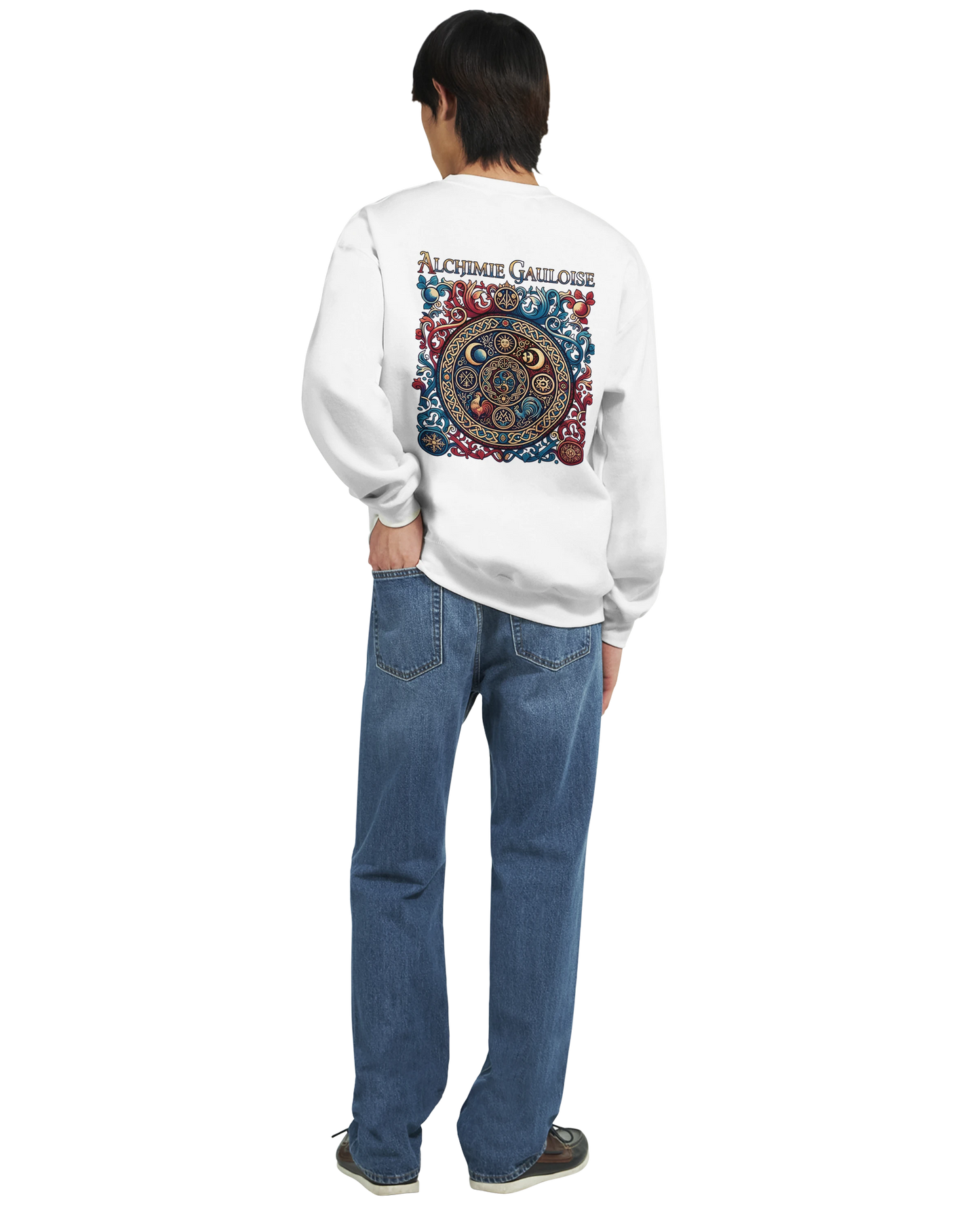 Sweat-shirt Homme Alchimie Gauloise – Coupe Classique Confortable