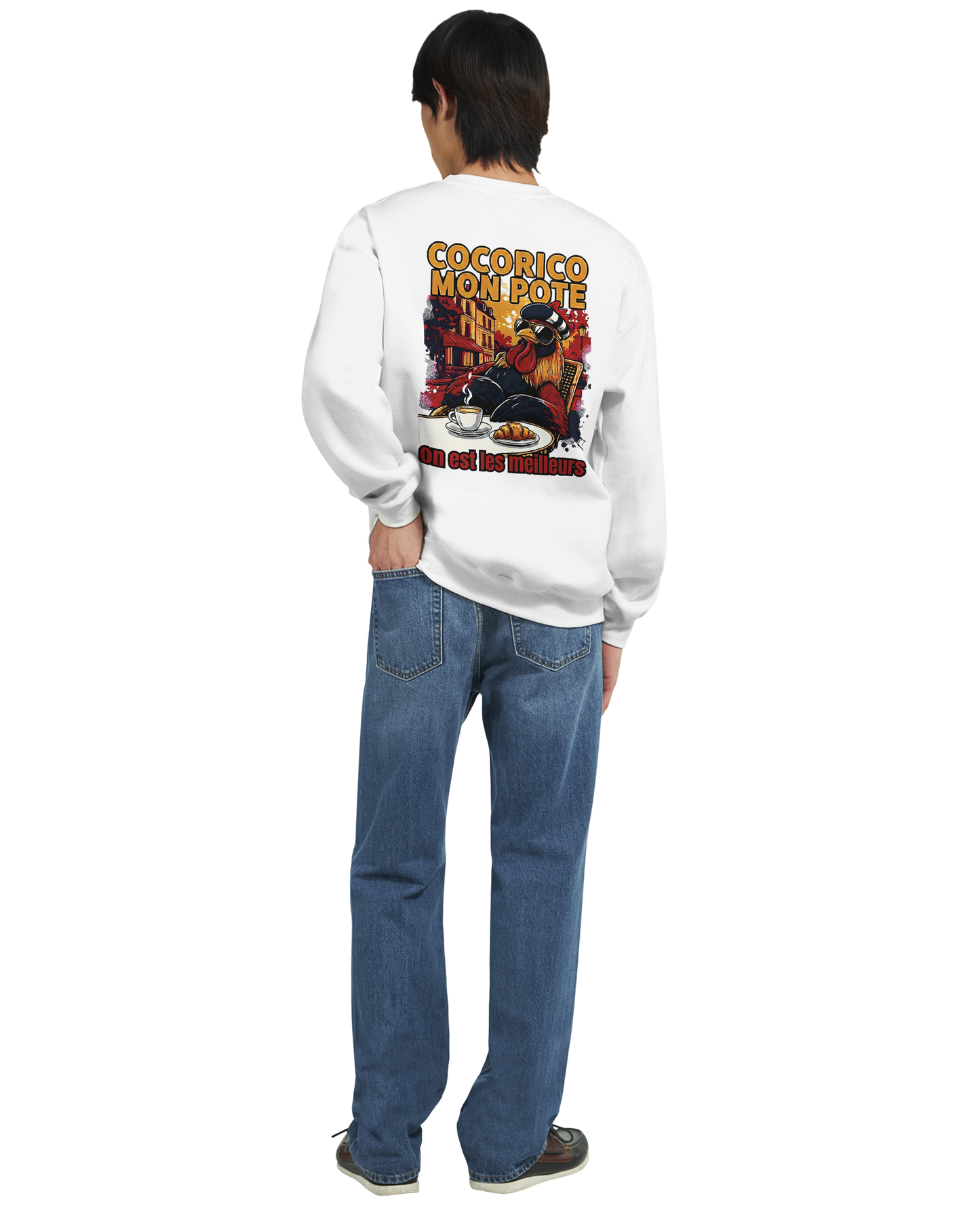 Sweat-shirt Cocorico On Est Les Meilleurs - Confort et Style Premium