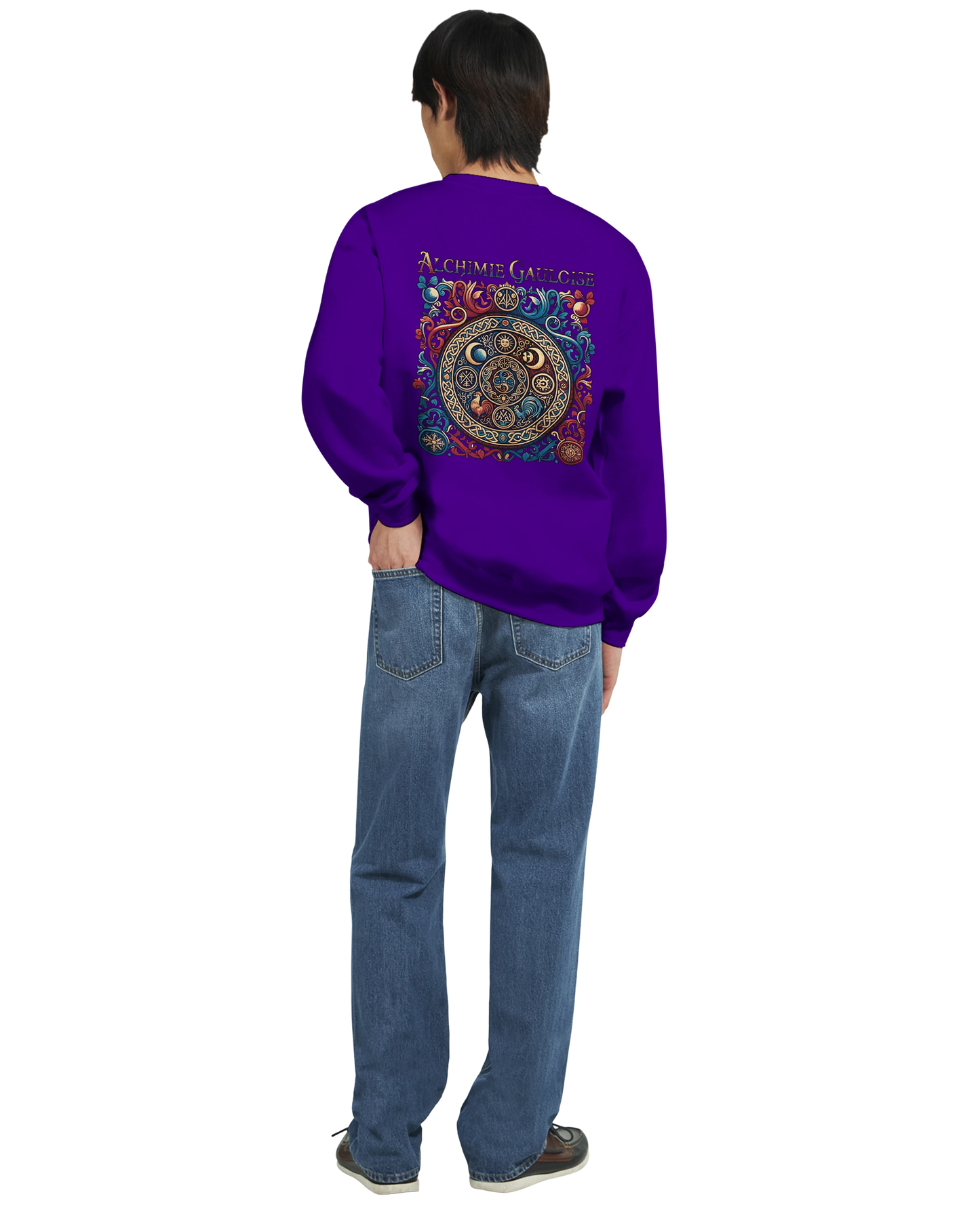 Sweat-shirt Homme Alchimie Gauloise – Coupe Classique Confortable
