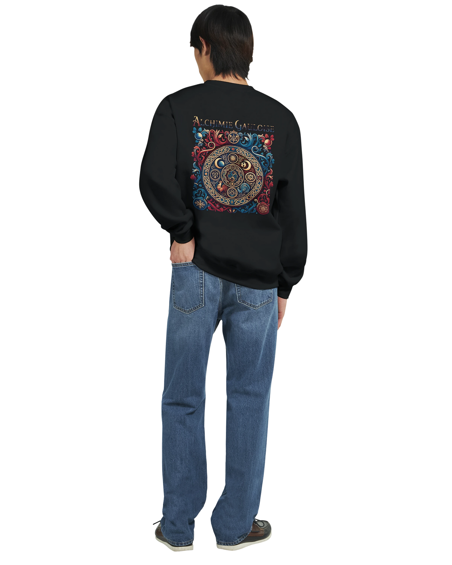 Sweat-shirt Homme Alchimie Gauloise – Coupe Classique Confortable