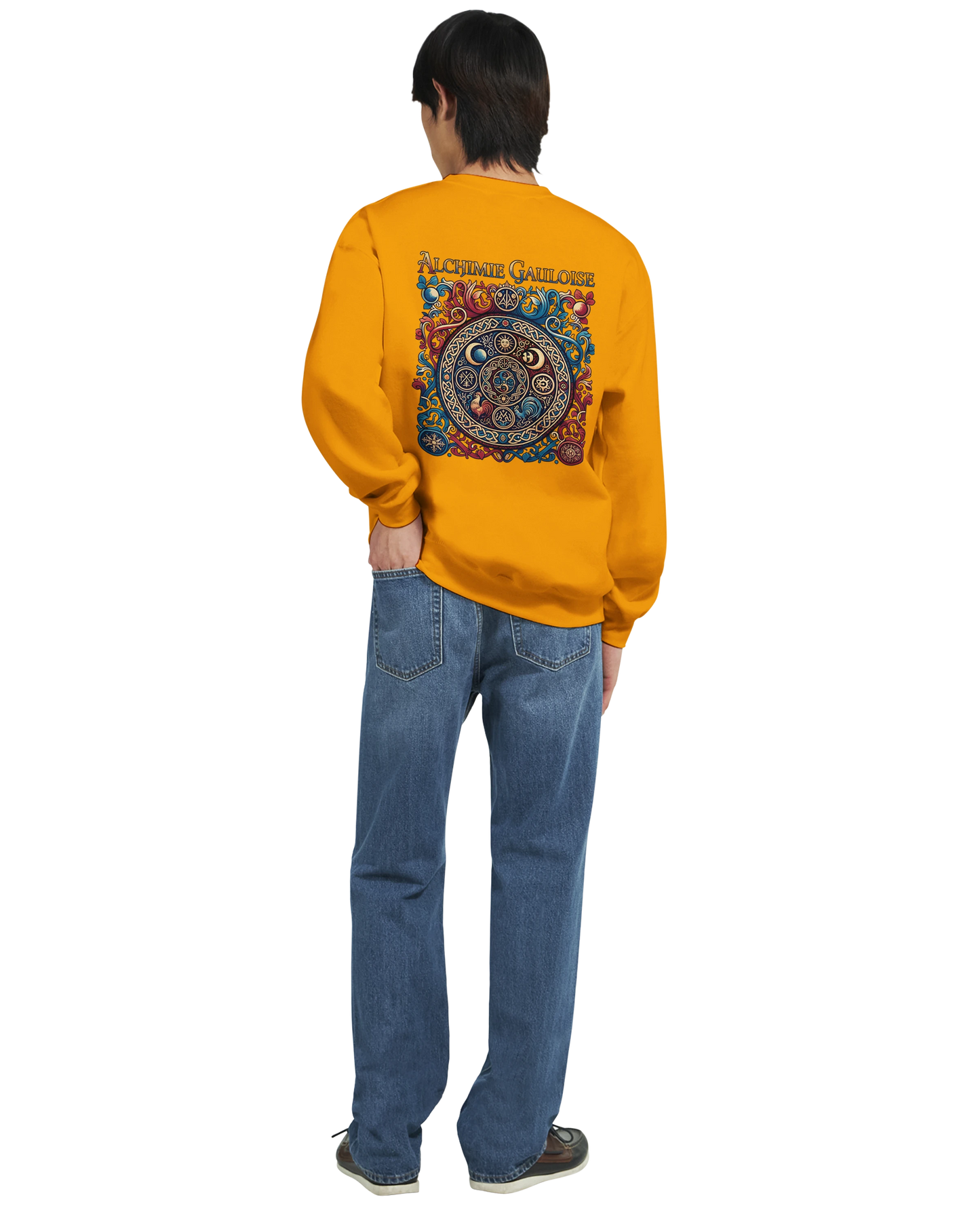 Sweat-shirt Homme Alchimie Gauloise – Coupe Classique Confortable