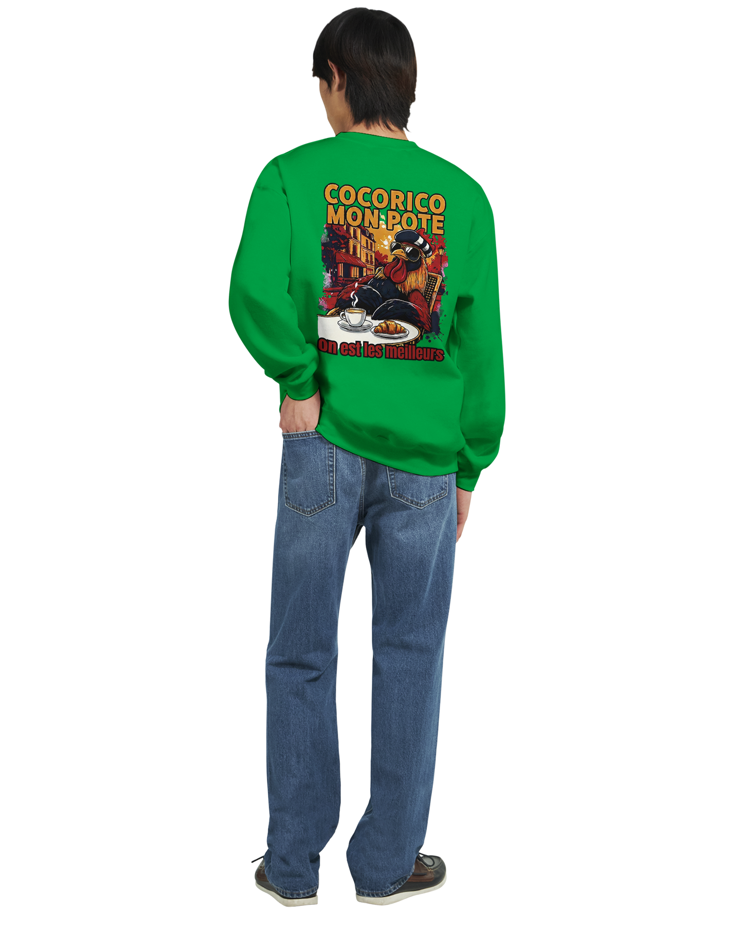 Sweat-shirt Cocorico On Est Les Meilleurs - Confort et Style Premium