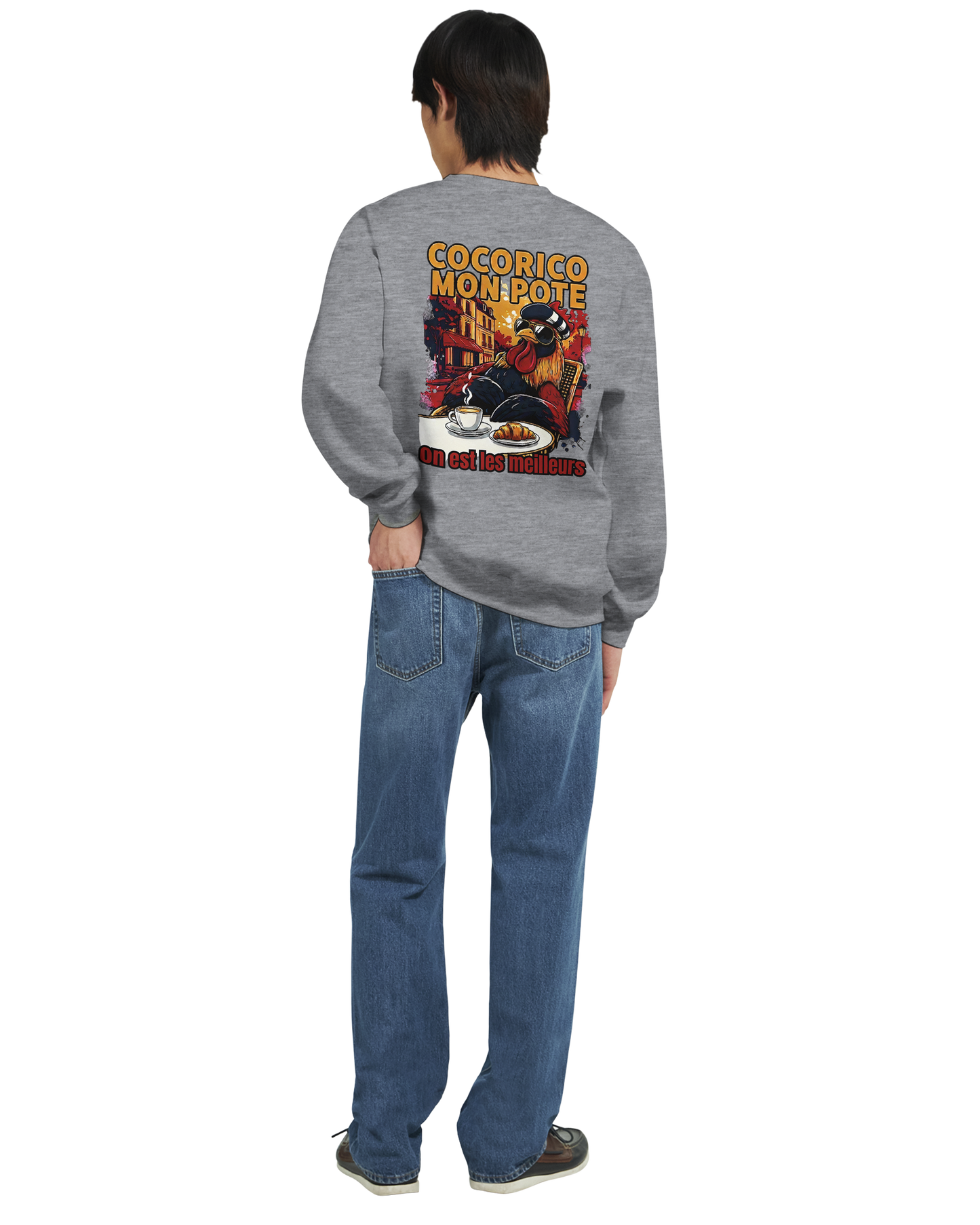 Sweat-shirt Cocorico On Est Les Meilleurs - Confort et Style Premium