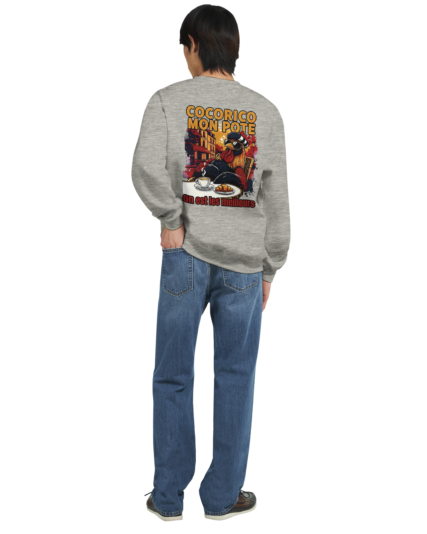 Sweat-shirt Cocorico On Est Les Meilleurs - Confort et Style Premium