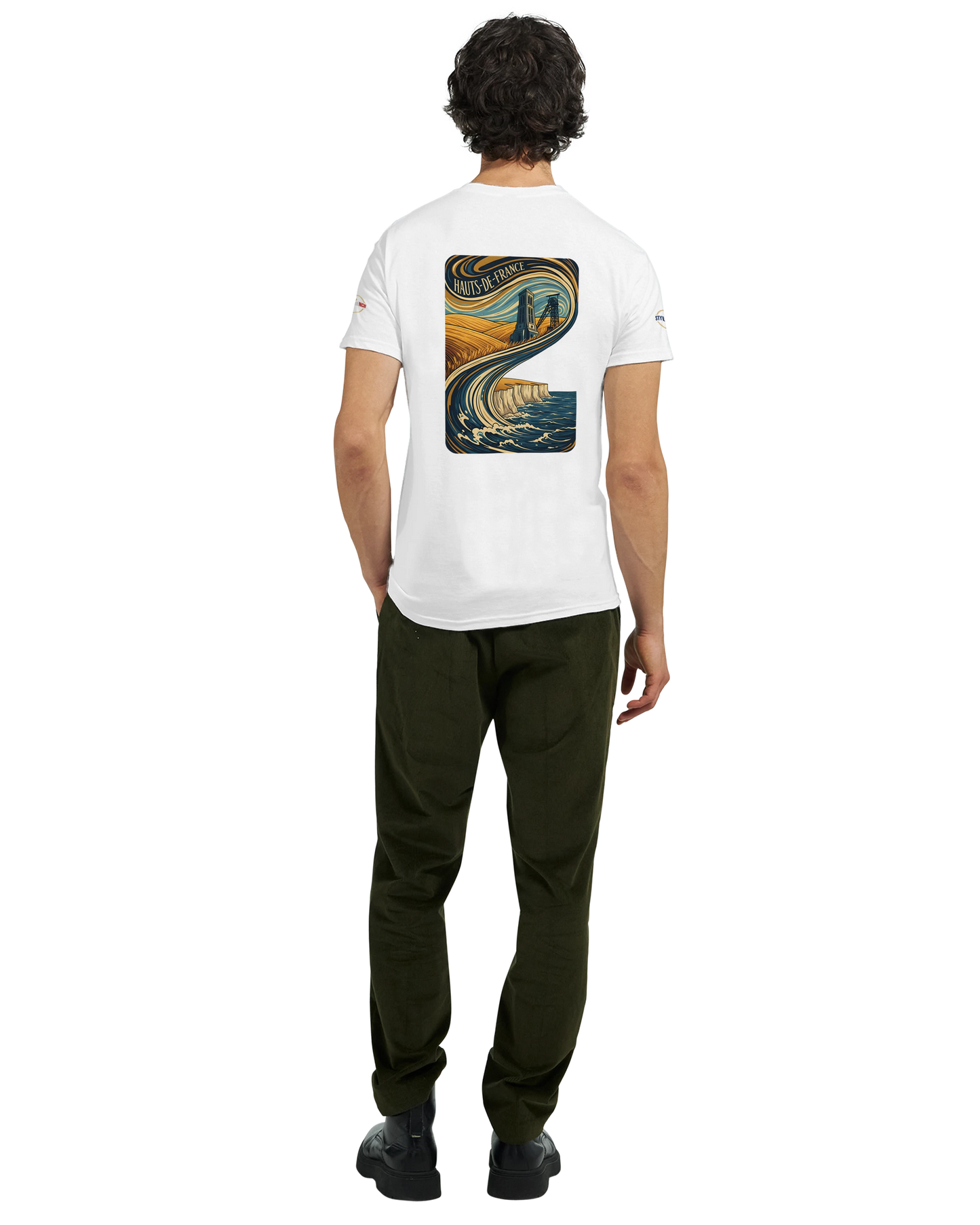 T-shirt Unisexe Haut de France - Coton Épais Premium