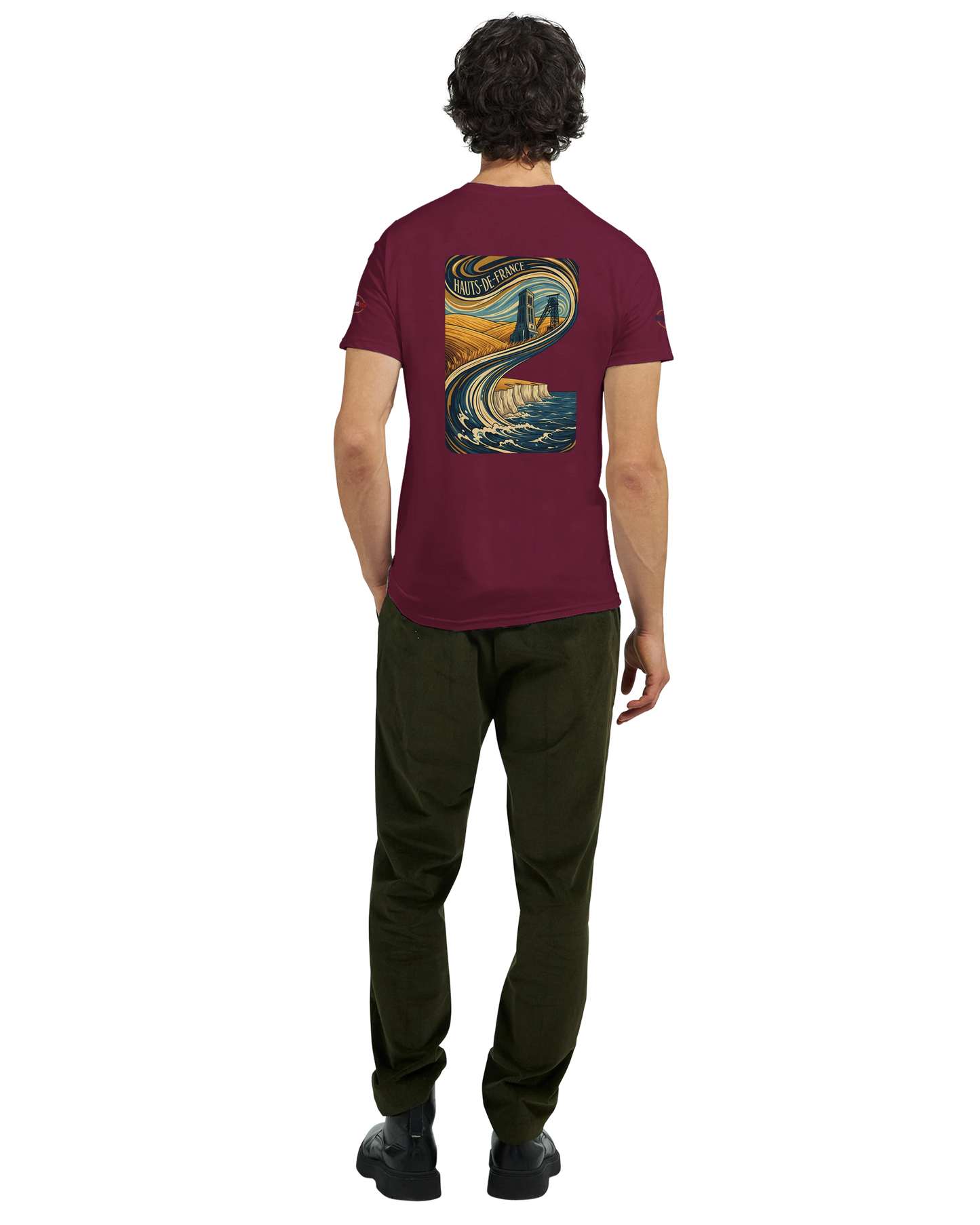 T-shirt Unisexe Haut de France - Coton Épais Premium