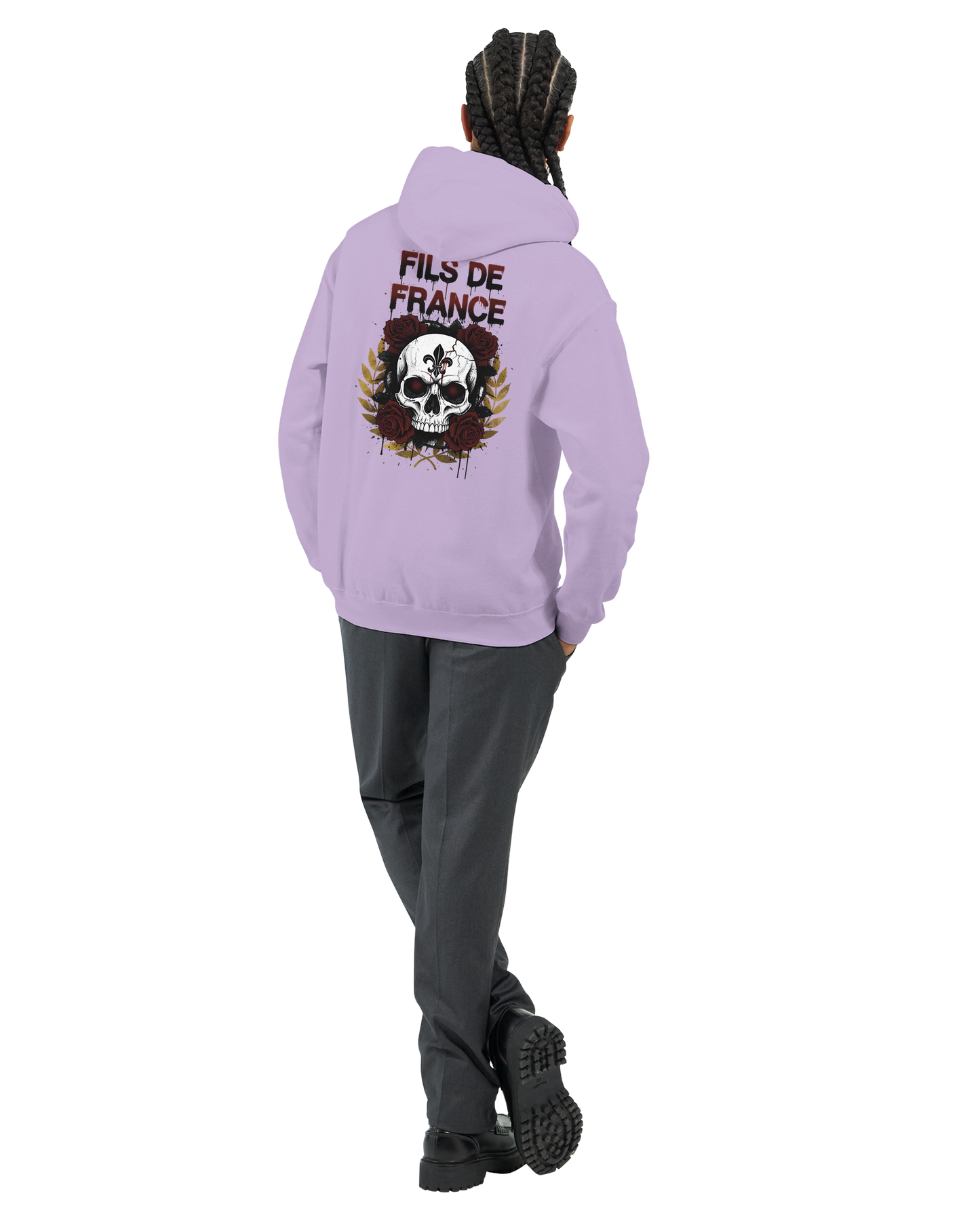 Sweat à capuche homme Fils de France – Hoodie premium en coton mélangé