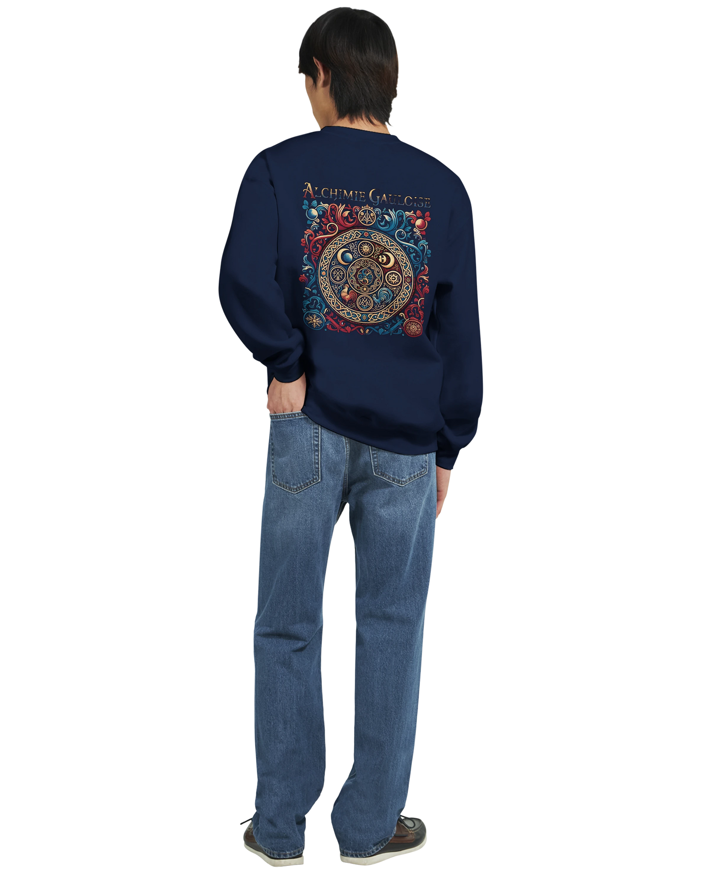 Sweat-shirt Homme Alchimie Gauloise – Coupe Classique Confortable