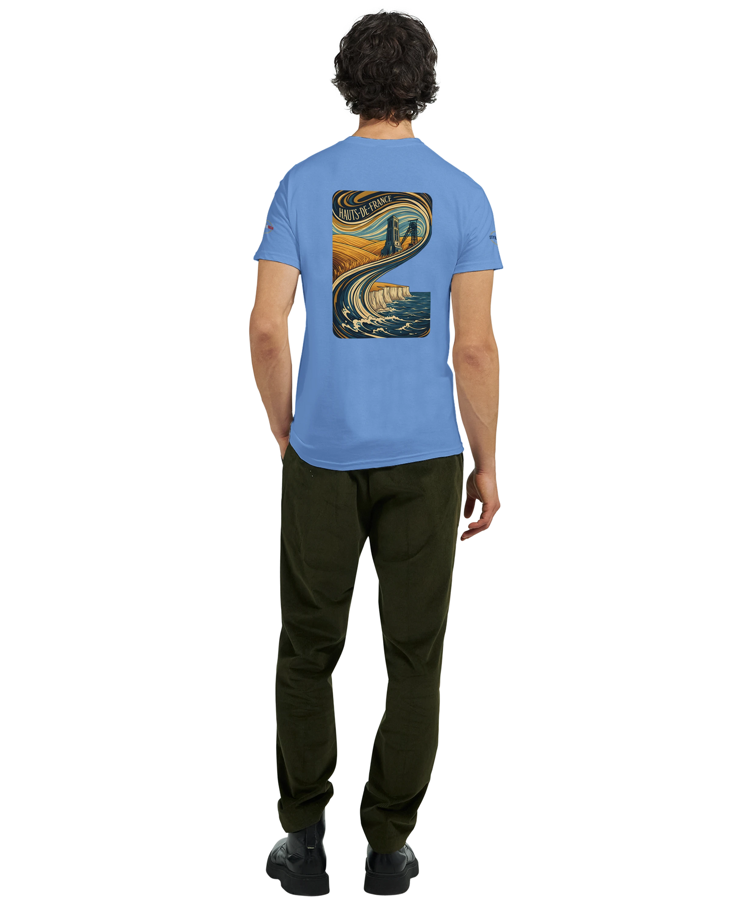T-shirt Unisexe Haut de France - Coton Épais Premium
