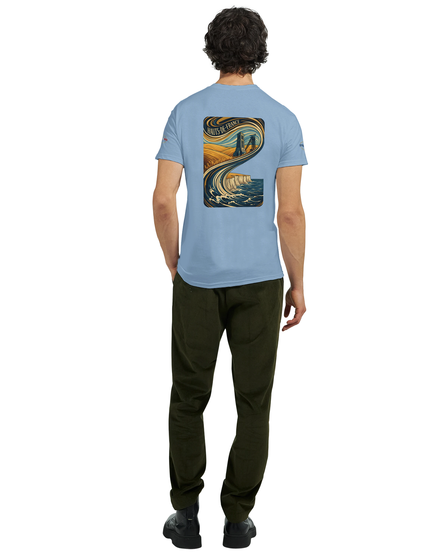 T-shirt Unisexe Haut de France - Coton Épais Premium