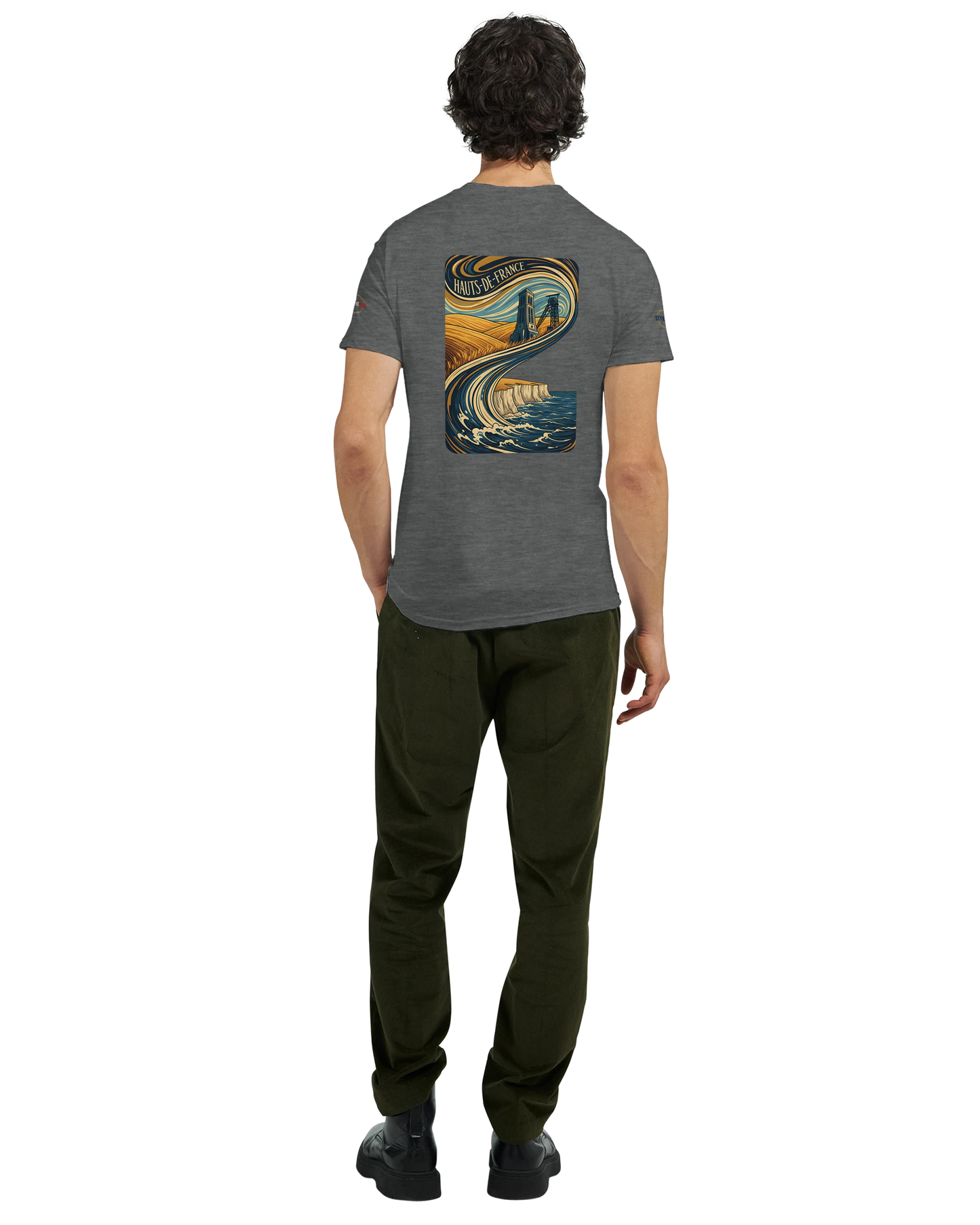 T-shirt Unisexe Haut de France - Coton Épais Premium