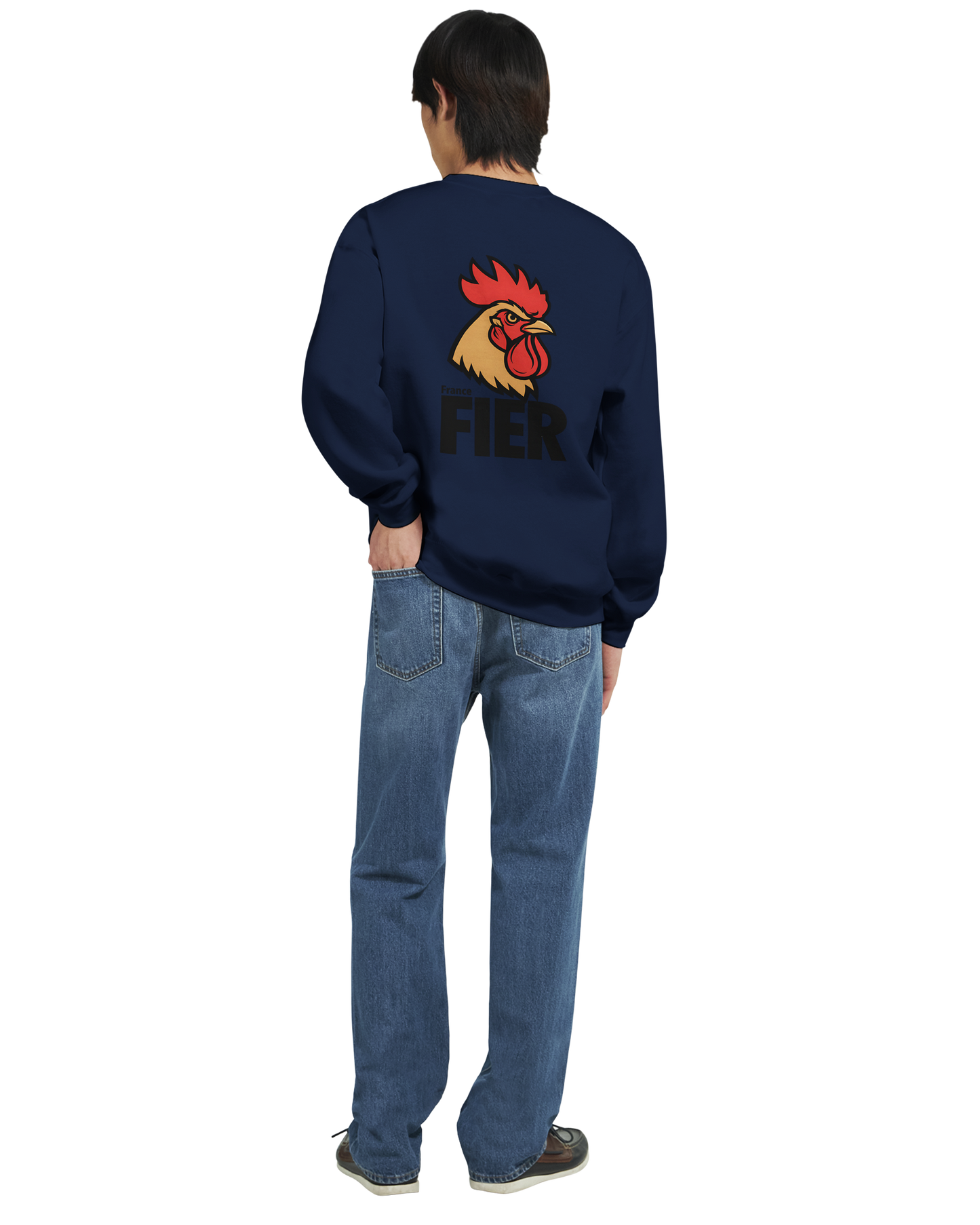 Sweat-shirt Homme France Fier - Coupe Classique et Confort Premium