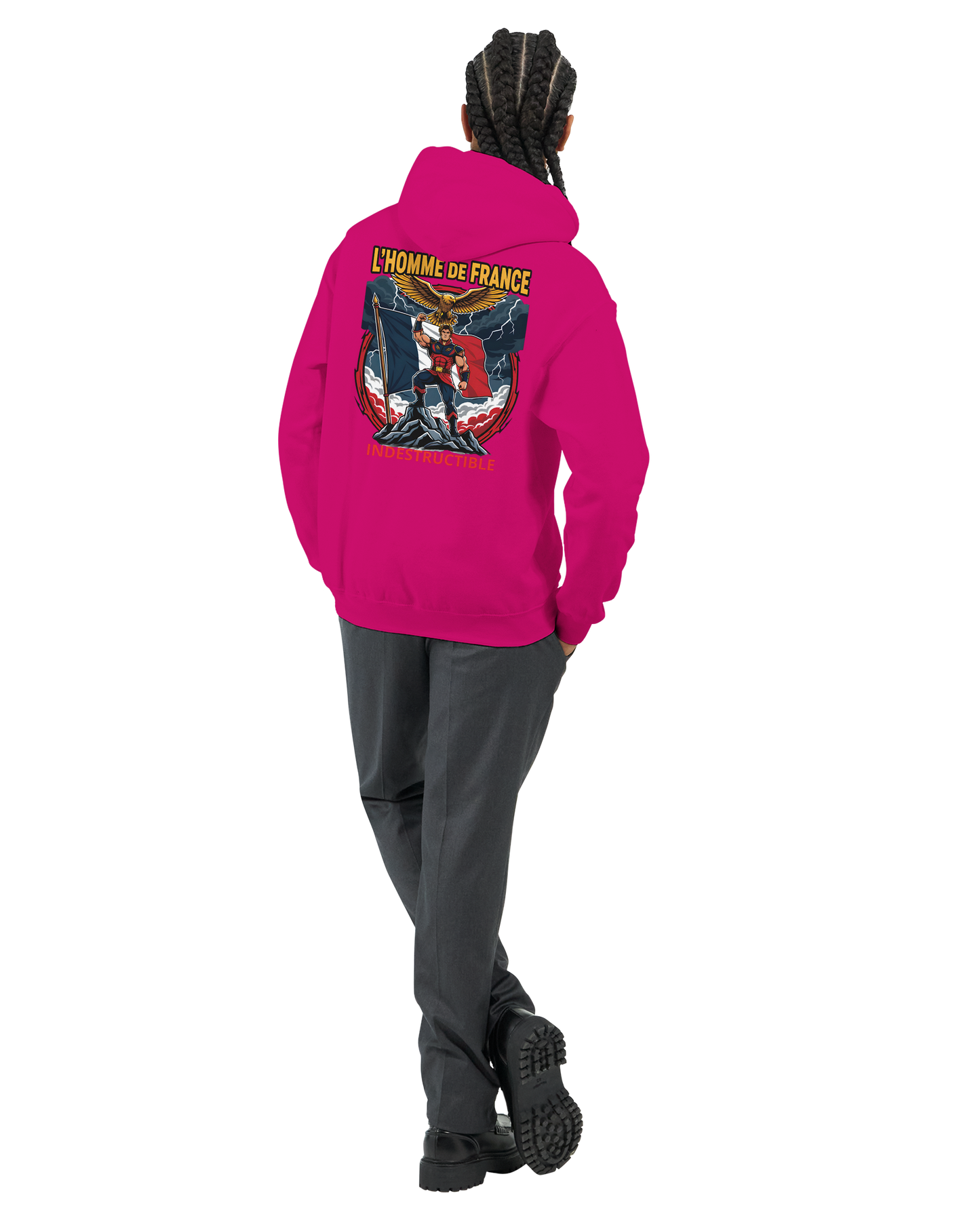 Sweat à Capuche Homme homme de France - Design France - Confort Premium