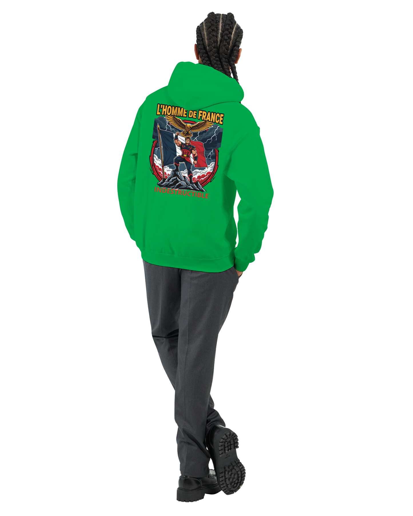 Sweat à Capuche Homme homme de France - Design France - Confort Premium