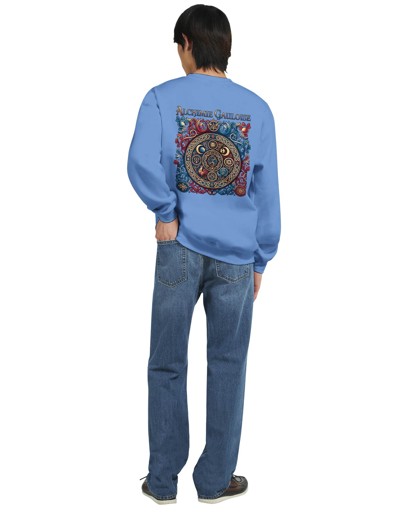 Sweat-shirt Homme Alchimie Gauloise – Coupe Classique Confortable
