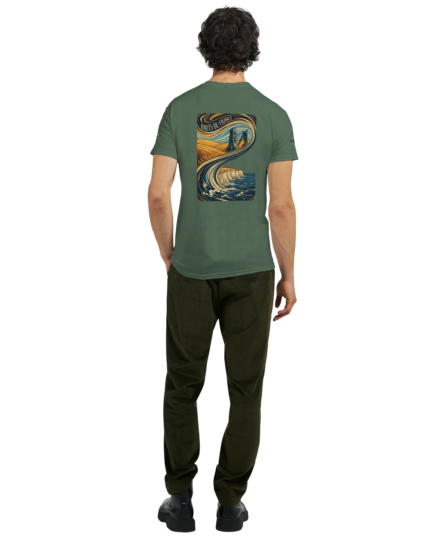 T-shirt Unisexe Haut de France - Coton Épais Premium