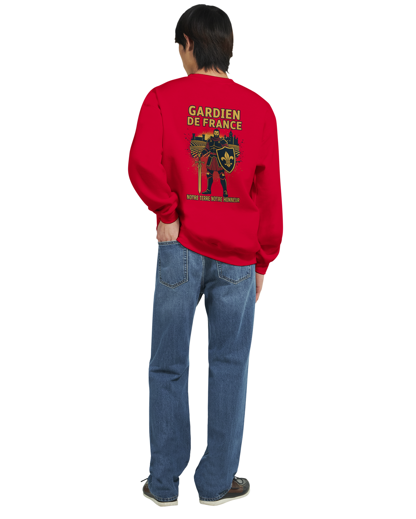 Sweat-shirt Homme Gardien de France - Premium French Heritage Apparel