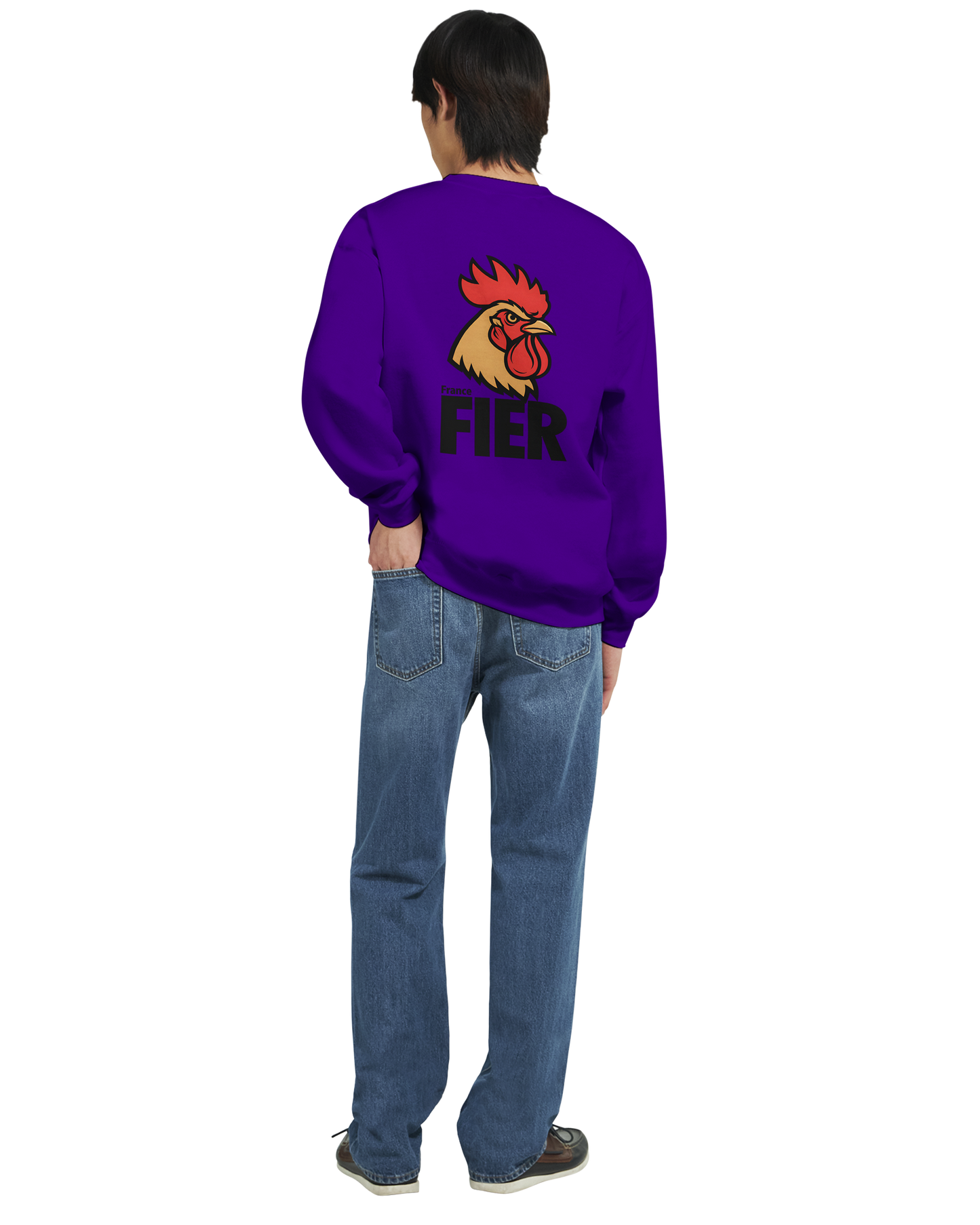Sweat-shirt Homme France Fier - Coupe Classique et Confort Premium