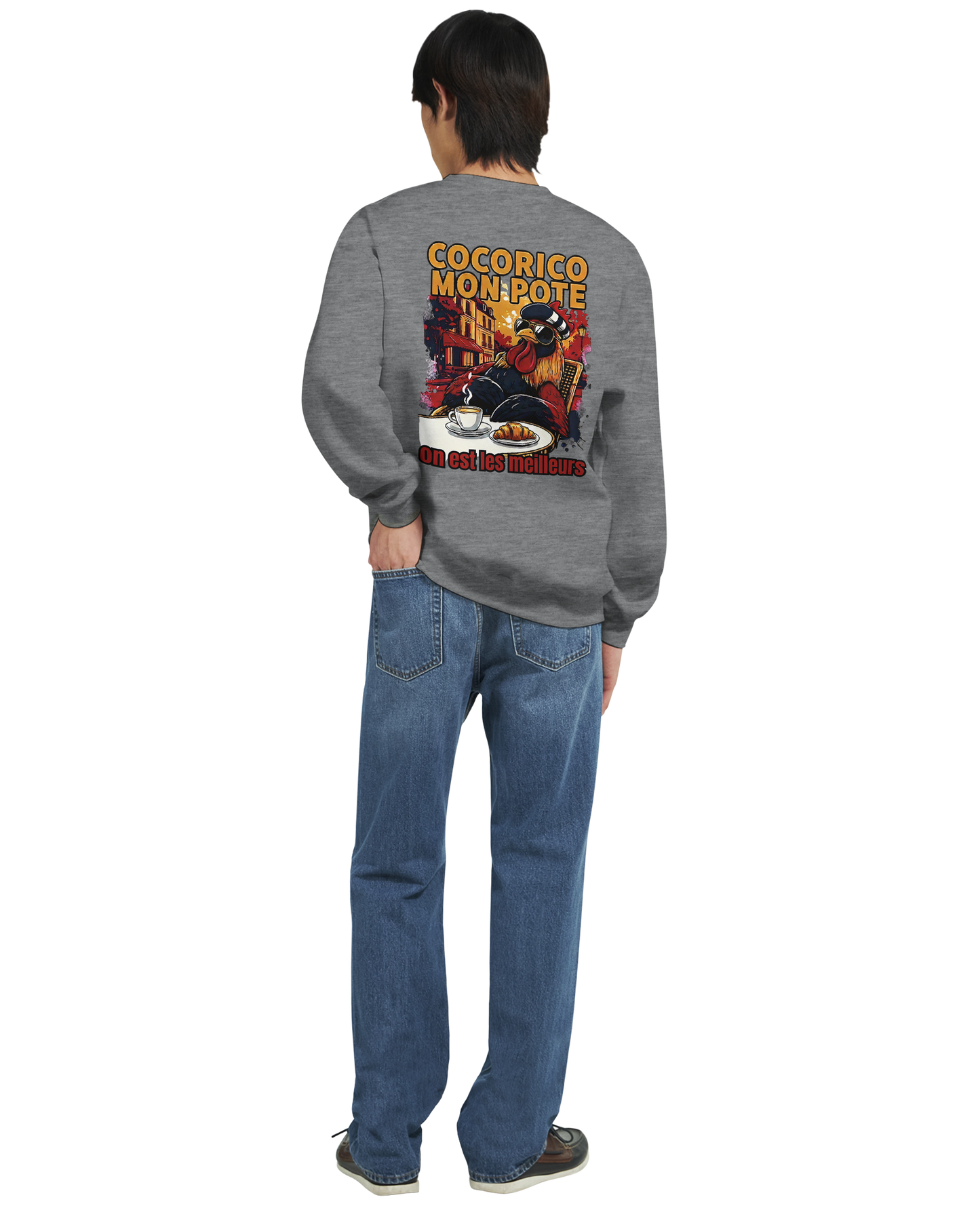 Sweat-shirt Cocorico On Est Les Meilleurs - Confort et Style Premium