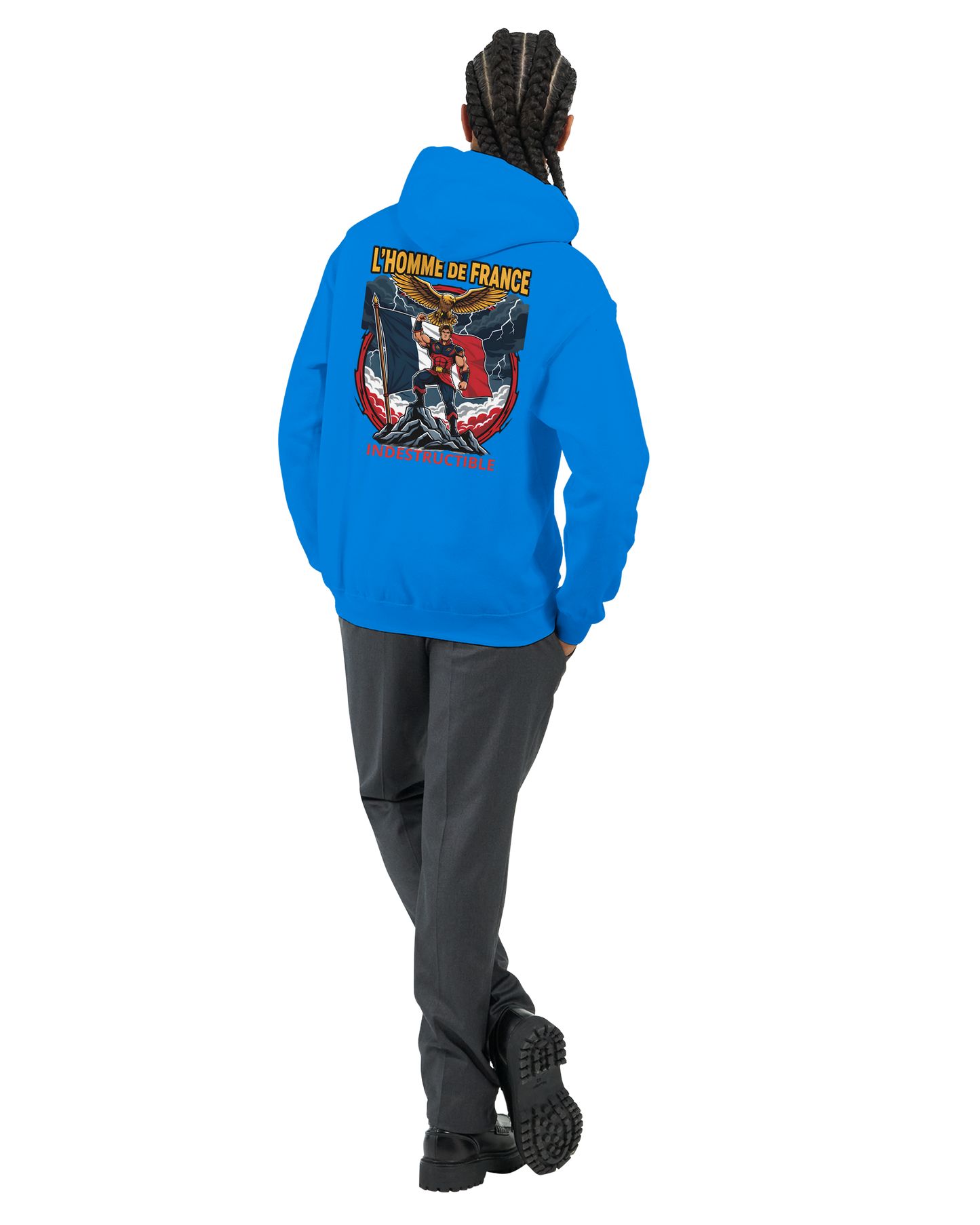 Sweat à Capuche Homme homme de France - Design France - Confort Premium