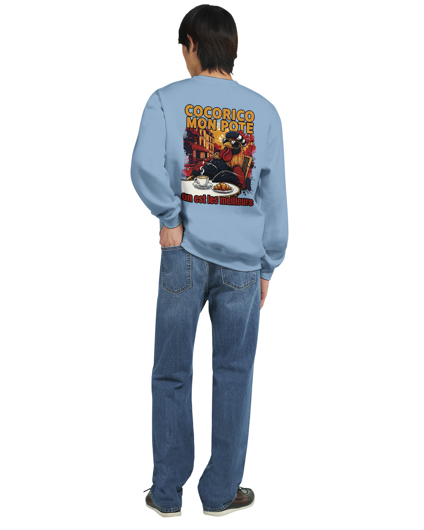 Sweat-shirt Cocorico On Est Les Meilleurs - Confort et Style Premium