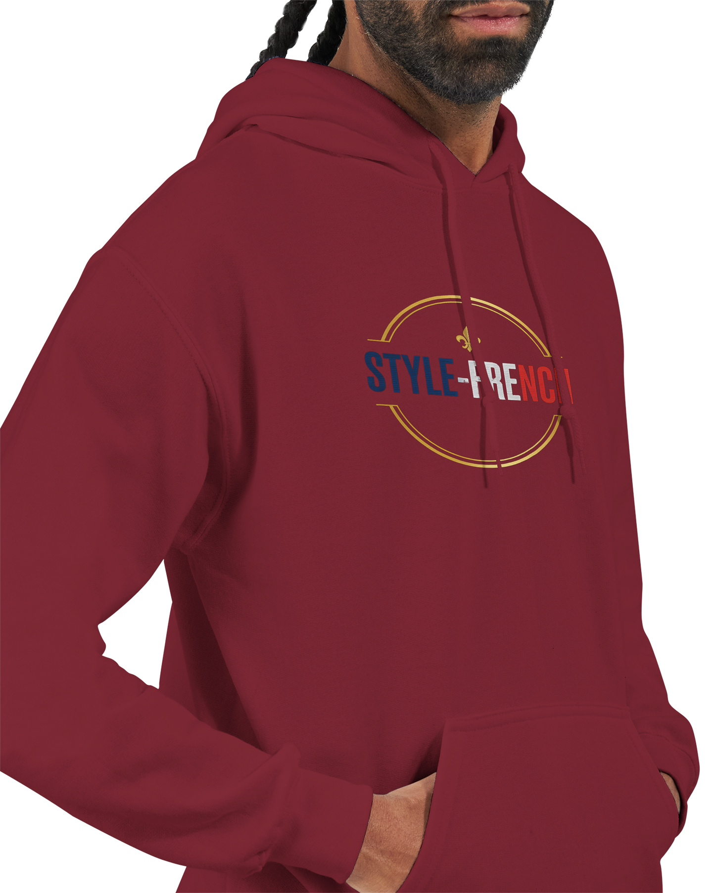 Sweat à Capuche Homme Vive la France – Confort et Style Tricolore