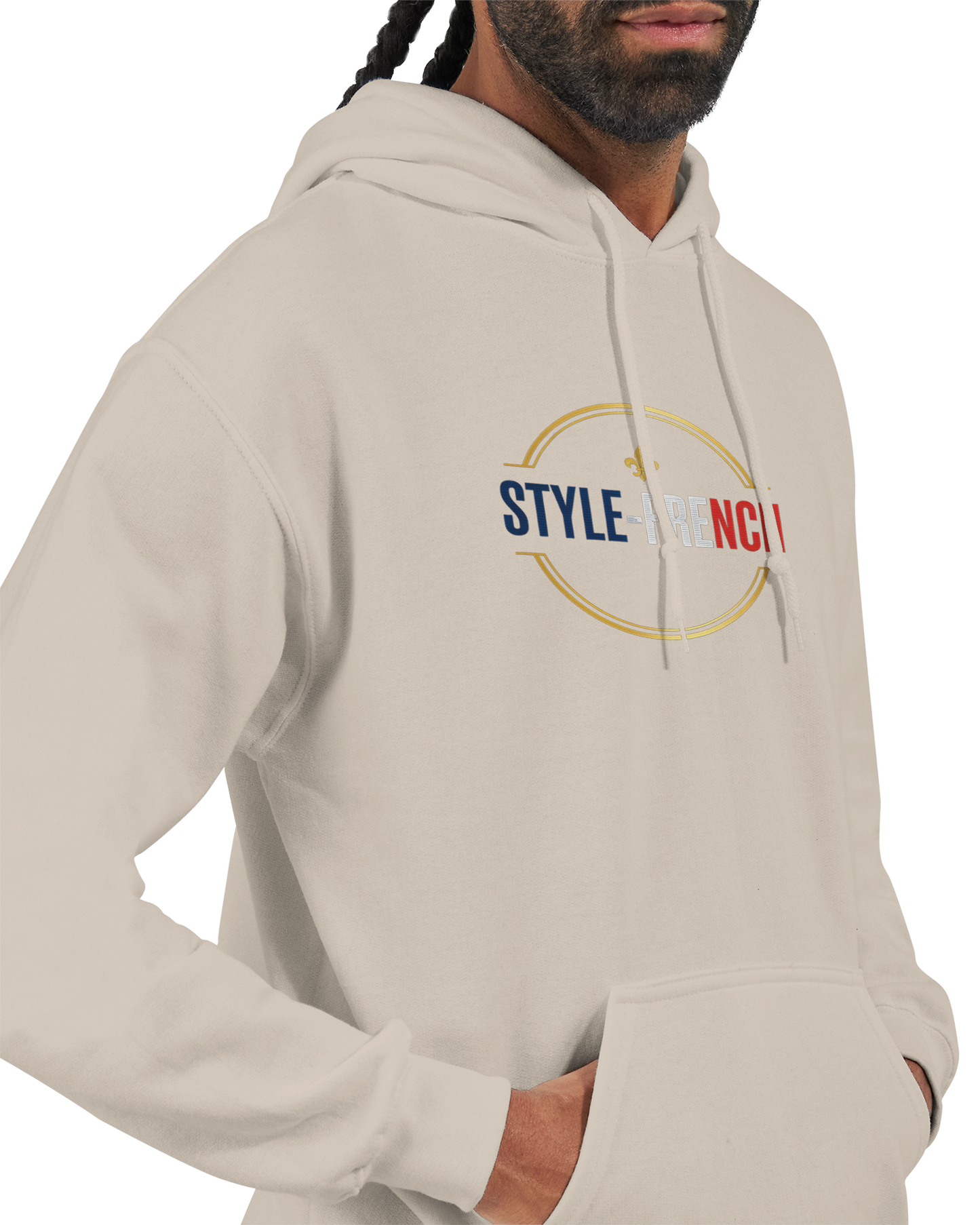 Sweat à Capuche Homme "Chauvin et Fier l'être" – Confort Premium et Design Patriotique