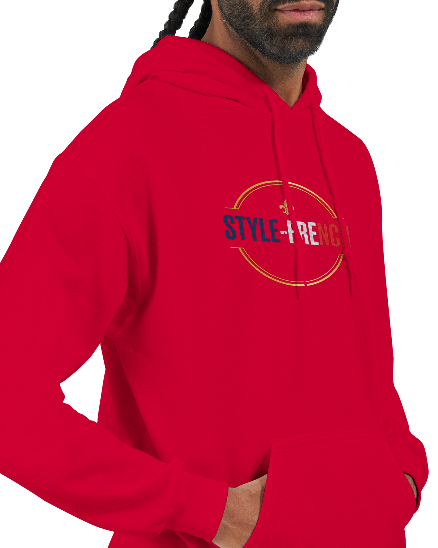 Sweat à Capuche Homme "Chauvin et Fier l'être" – Confort Premium et Design Patriotique