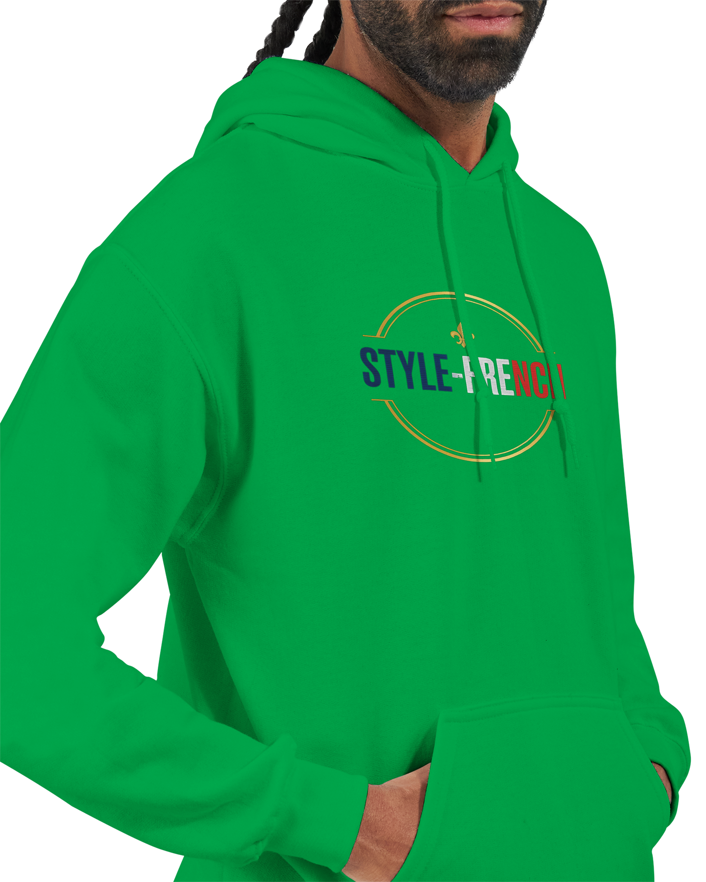 Sweat à Capuche Homme Vive la France – Confort et Style Tricolore