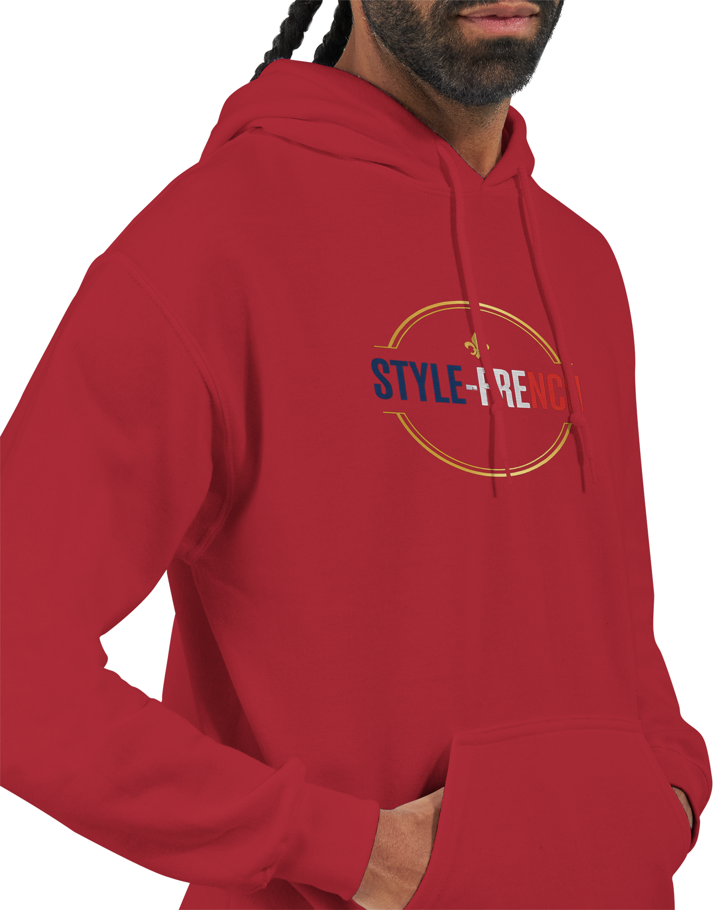 Sweat à Capuche Homme Vive la France – Confort et Style Tricolore