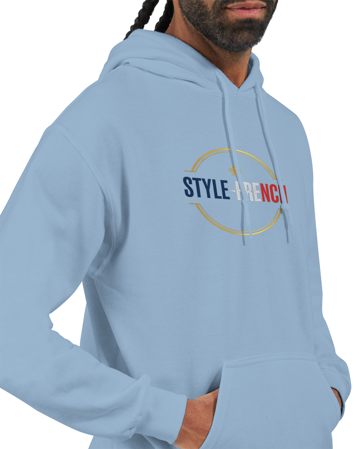 Sweat à Capuche Homme Vive la France – Confort et Style Tricolore