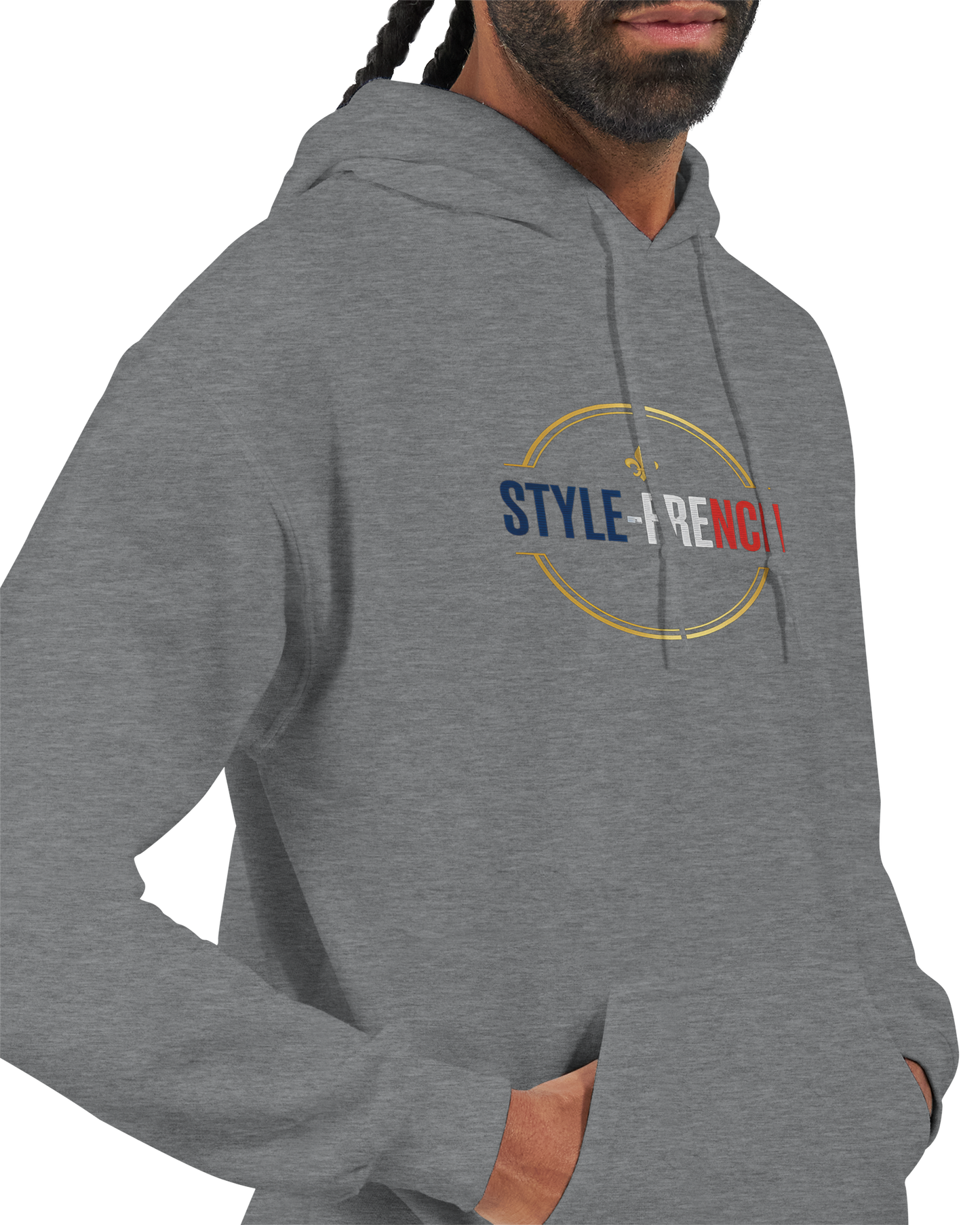 Sweat à Capuche Homme "Chauvin et Fier l'être" – Confort Premium et Design Patriotique