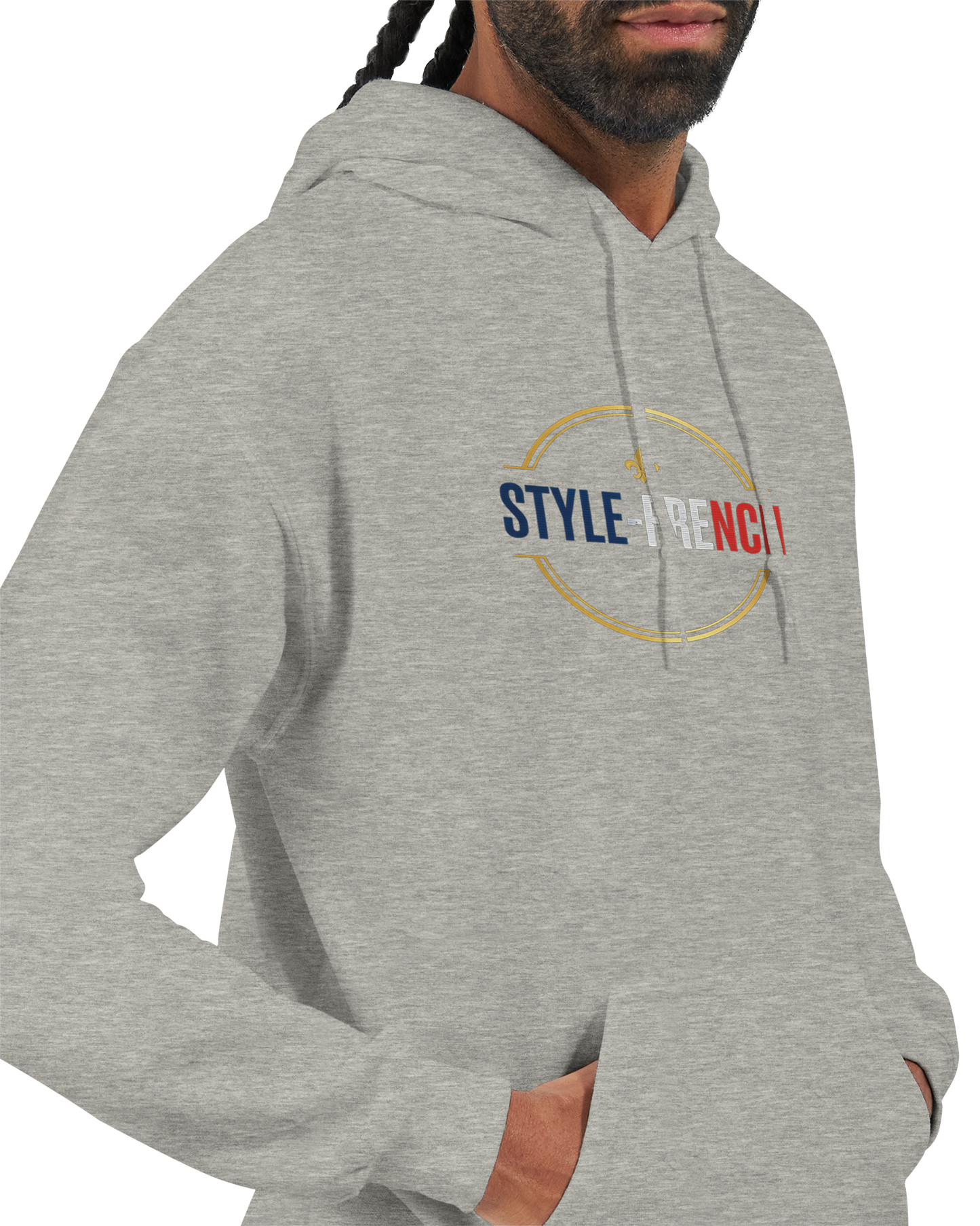 Sweat à Capuche Homme Vive la France – Confort et Style Tricolore