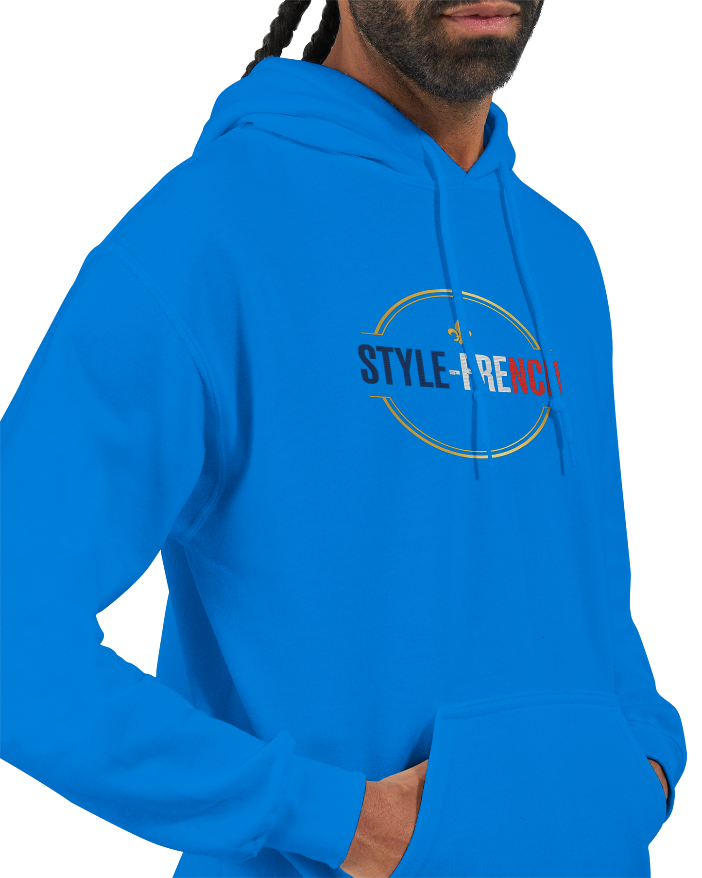 Sweat à Capuche Homme "Chauvin et Fier l'être" – Confort Premium et Design Patriotique