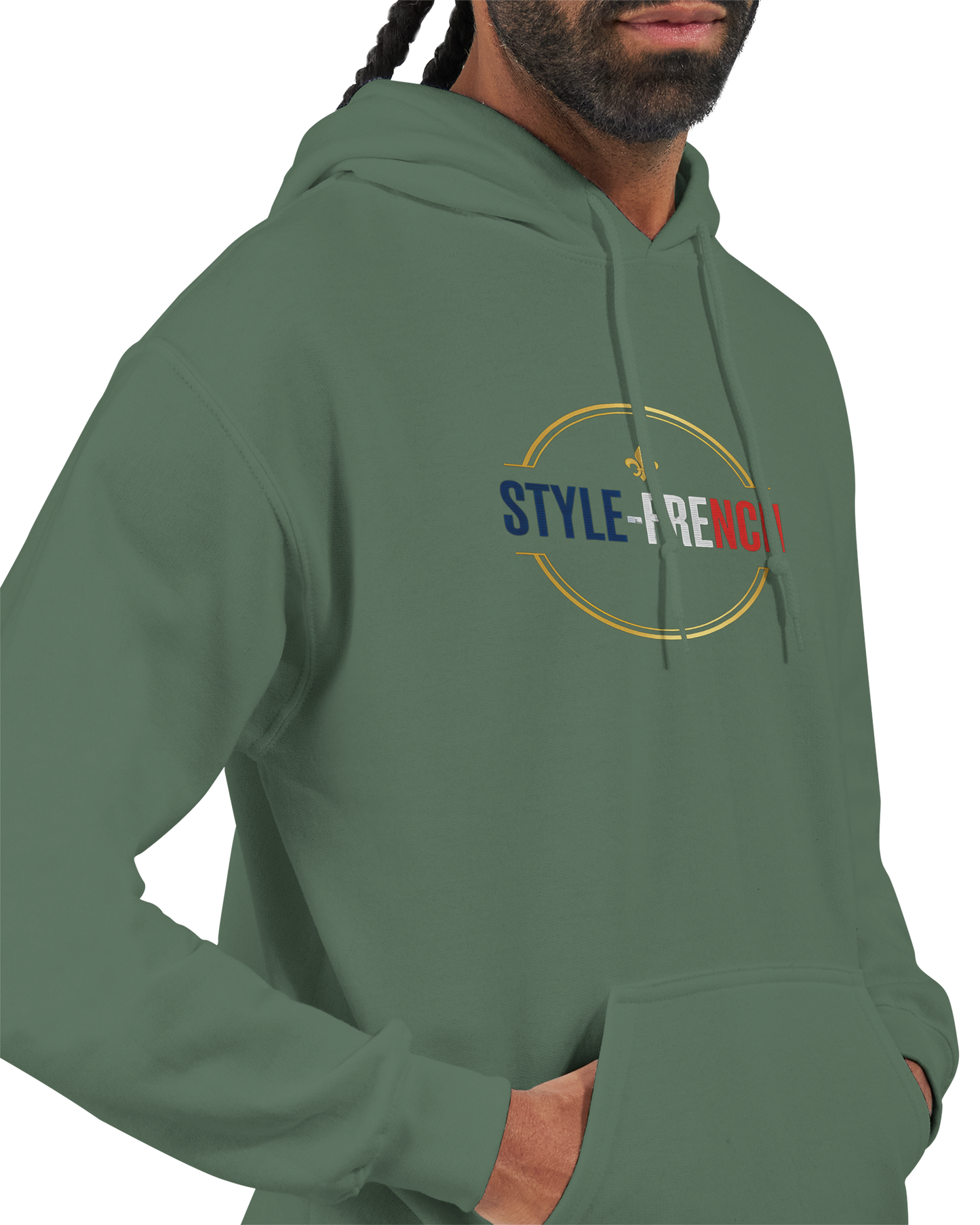Sweat à Capuche Homme "Chauvin et Fier l'être" – Confort Premium et Design Patriotique